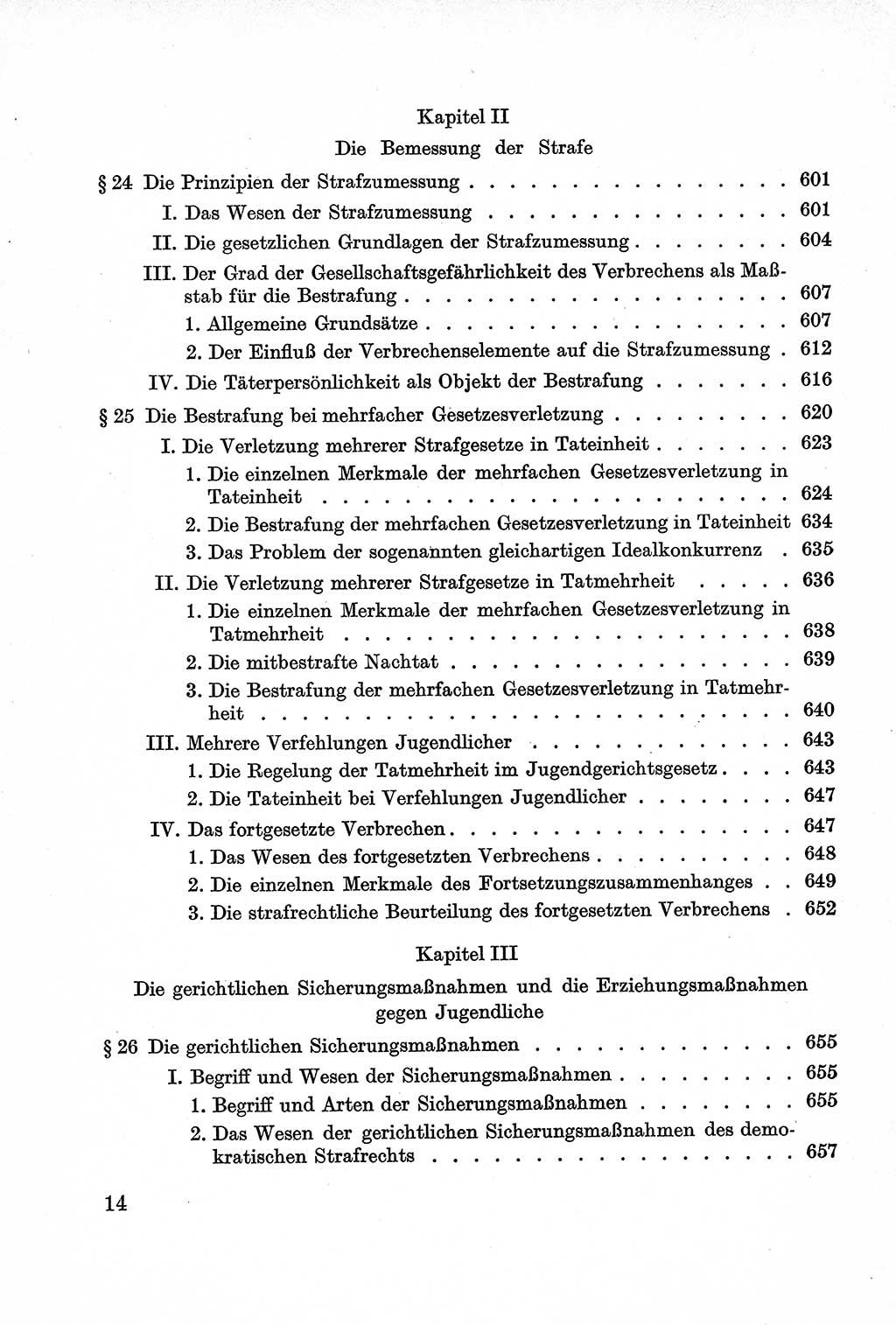 Lehrbuch des Strafrechts der Deutschen Demokratischen Republik (DDR), Allgemeiner Teil 1957, Seite 14 (Lb. Strafr. DDR AT 1957, S. 14)