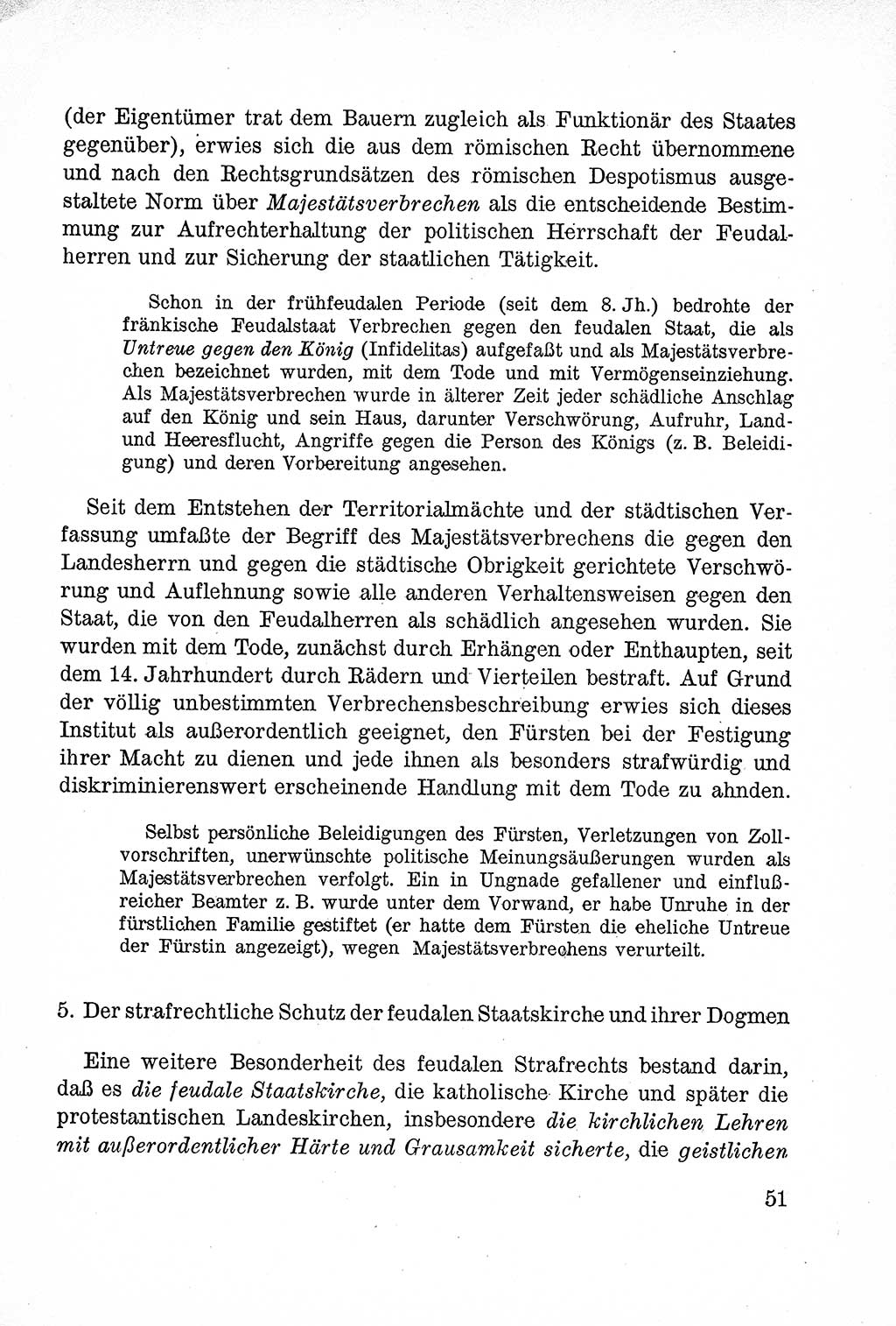 Lehrbuch des Strafrechts der Deutschen Demokratischen Republik (DDR), Allgemeiner Teil 1957, Seite 51 (Lb. Strafr. DDR AT 1957, S. 51)