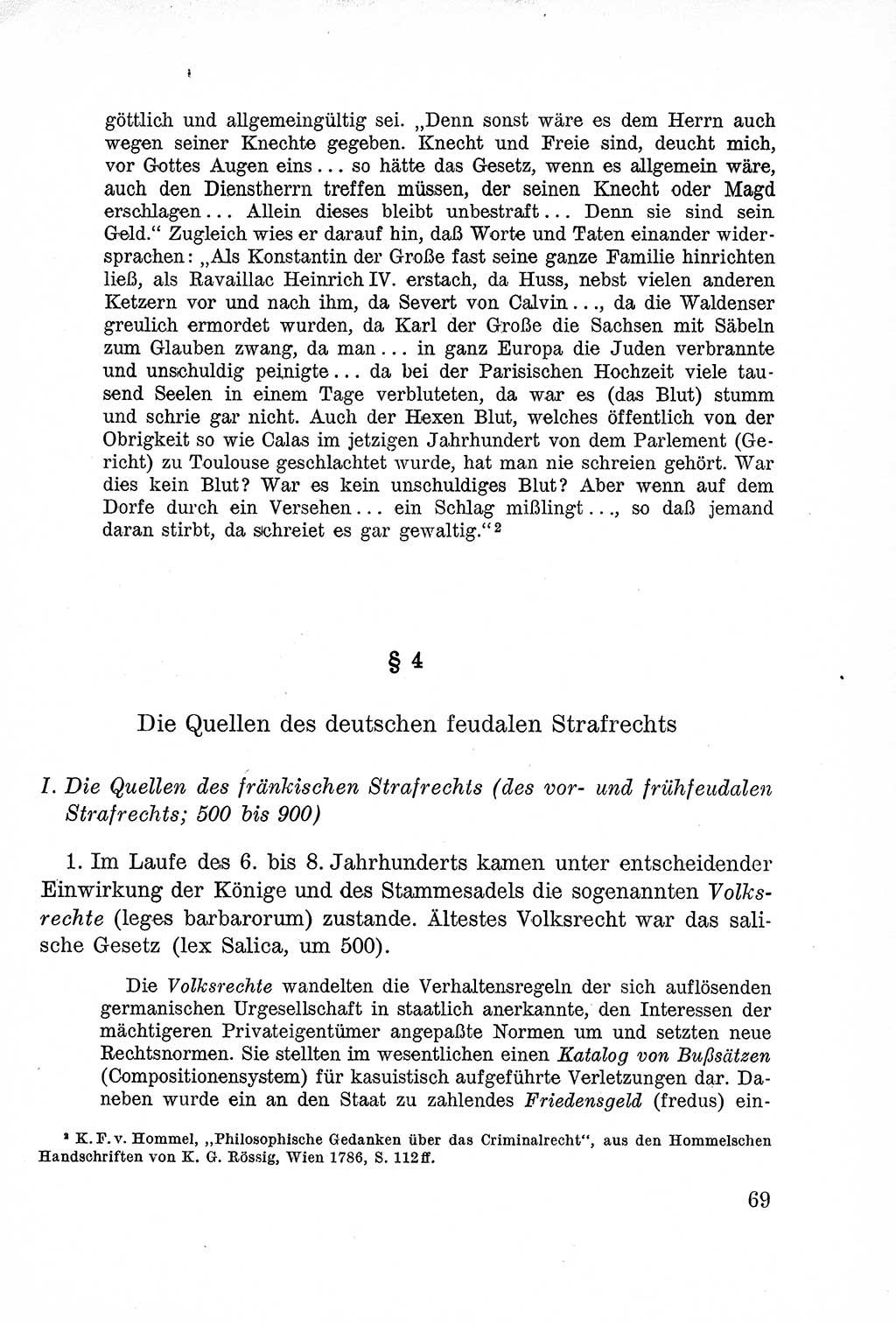 Lehrbuch des Strafrechts der Deutschen Demokratischen Republik (DDR), Allgemeiner Teil 1957, Seite 69 (Lb. Strafr. DDR AT 1957, S. 69)