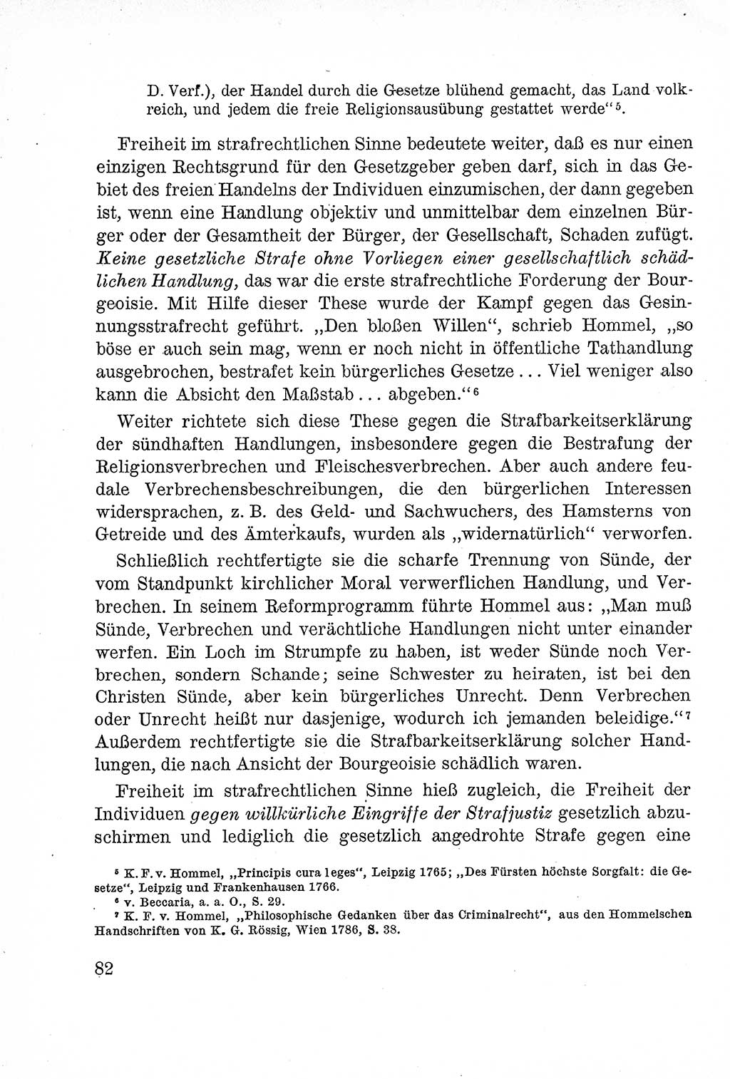 Lehrbuch des Strafrechts der Deutschen Demokratischen Republik (DDR), Allgemeiner Teil 1957, Seite 82 (Lb. Strafr. DDR AT 1957, S. 82)