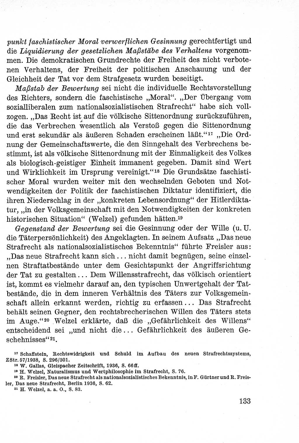 Lehrbuch des Strafrechts der Deutschen Demokratischen Republik (DDR), Allgemeiner Teil 1957, Seite 133 (Lb. Strafr. DDR AT 1957, S. 133)