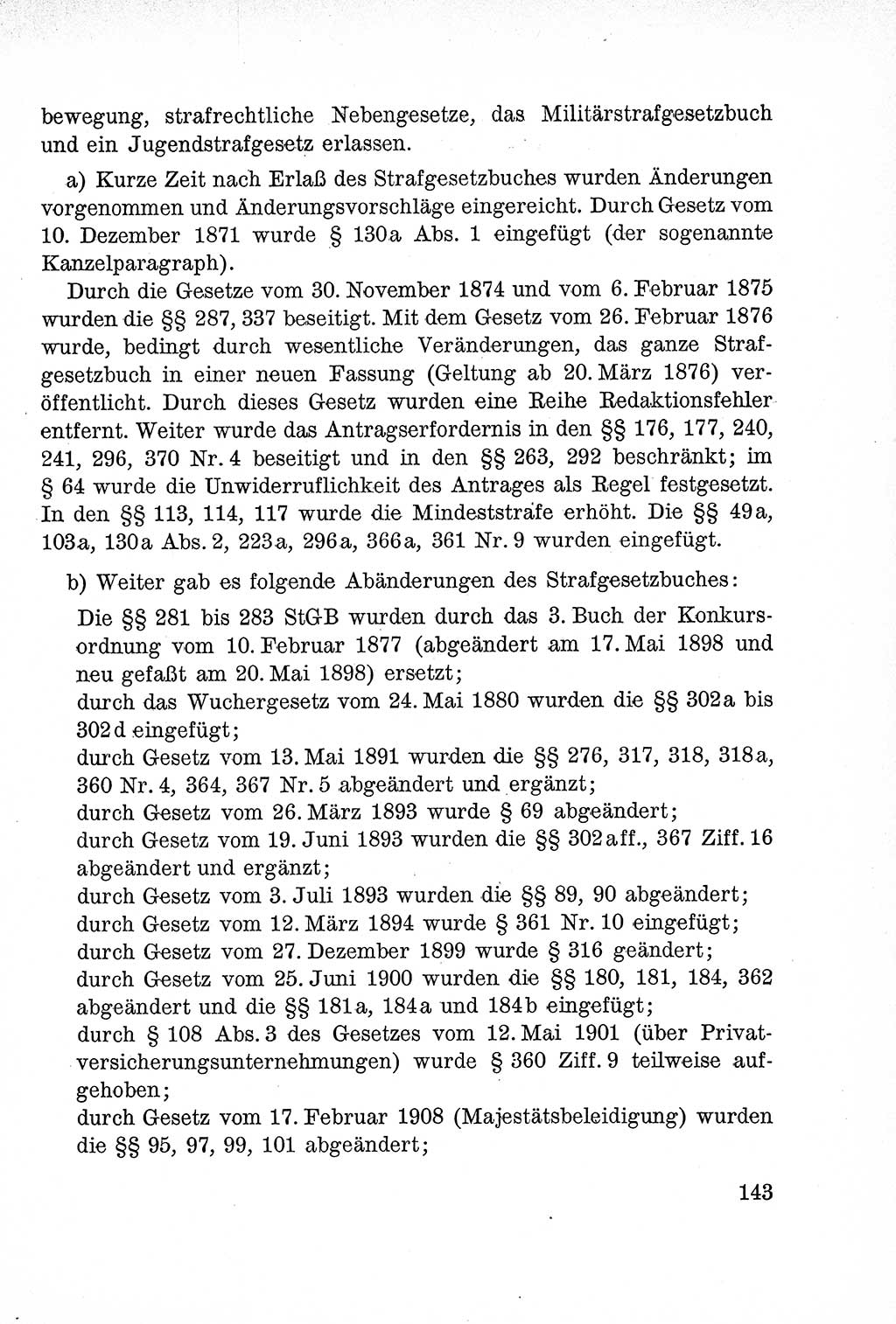 Lehrbuch des Strafrechts der Deutschen Demokratischen Republik (DDR), Allgemeiner Teil 1957, Seite 143 (Lb. Strafr. DDR AT 1957, S. 143)