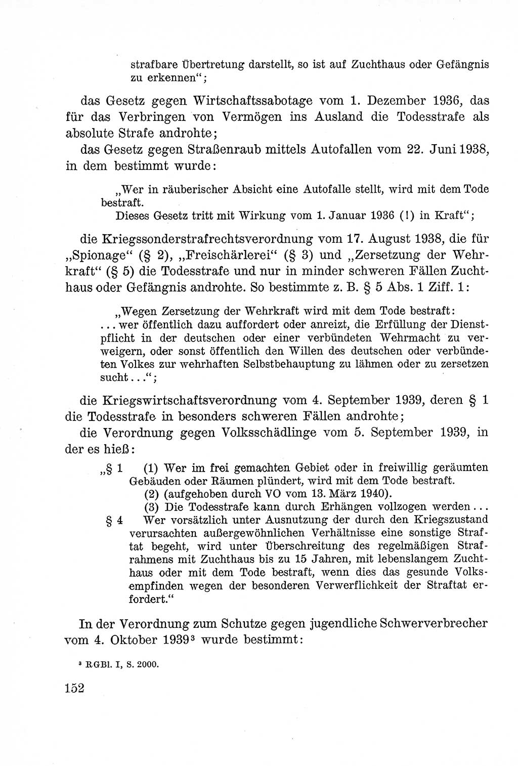 Lehrbuch des Strafrechts der Deutschen Demokratischen Republik (DDR), Allgemeiner Teil 1957, Seite 152 (Lb. Strafr. DDR AT 1957, S. 152)