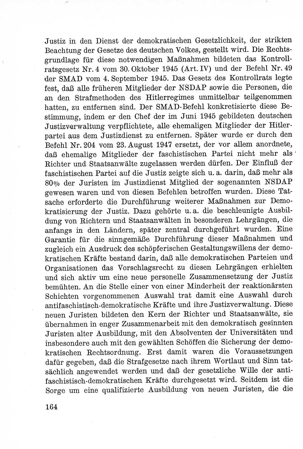 Lehrbuch des Strafrechts der Deutschen Demokratischen Republik (DDR), Allgemeiner Teil 1957, Seite 164 (Lb. Strafr. DDR AT 1957, S. 164)