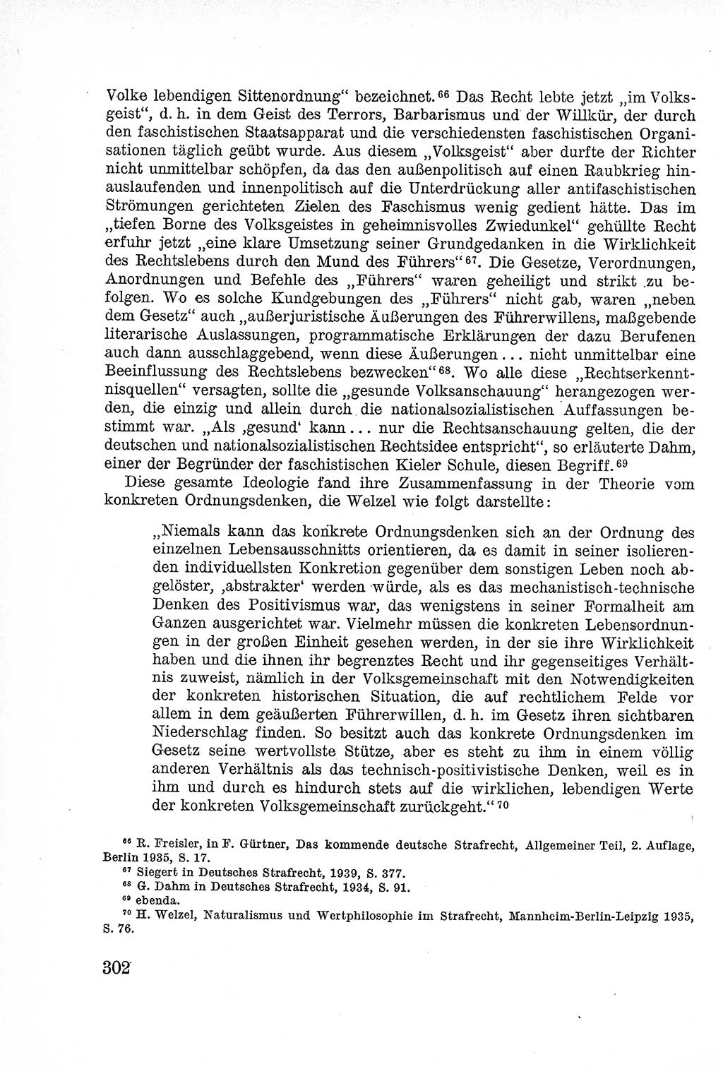 Lehrbuch des Strafrechts der Deutschen Demokratischen Republik (DDR), Allgemeiner Teil 1957, Seite 302 (Lb. Strafr. DDR AT 1957, S. 302)
