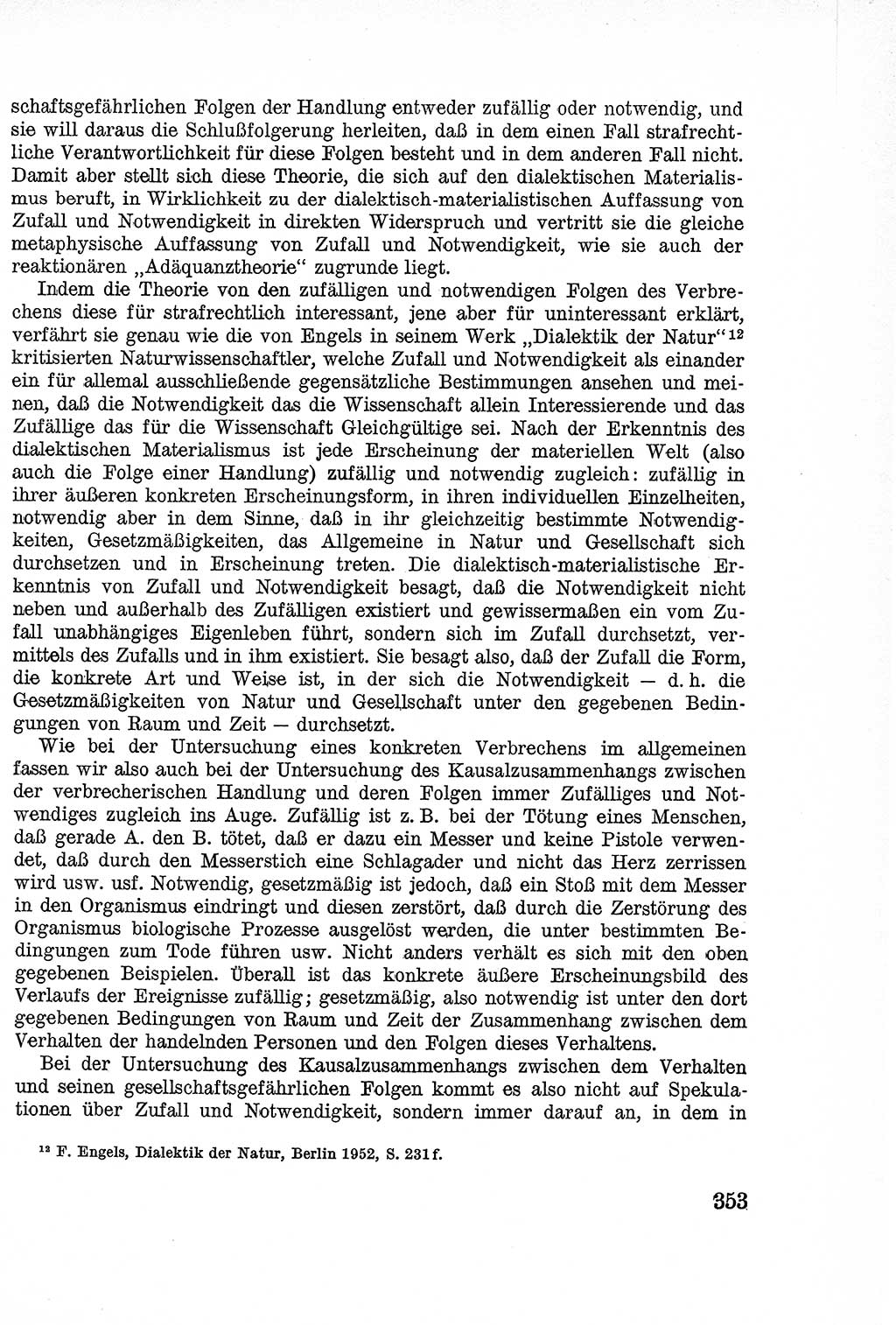 Lehrbuch des Strafrechts der Deutschen Demokratischen Republik (DDR), Allgemeiner Teil 1957, Seite 353 (Lb. Strafr. DDR AT 1957, S. 353)
