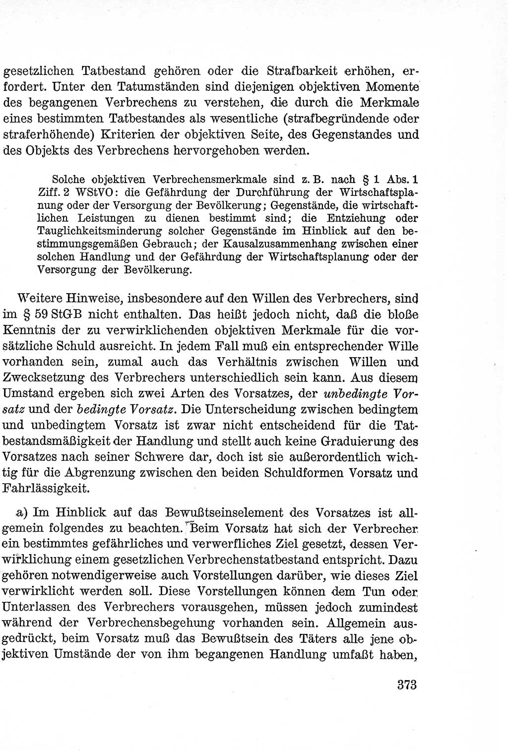 Lehrbuch des Strafrechts der Deutschen Demokratischen Republik (DDR), Allgemeiner Teil 1957, Seite 373 (Lb. Strafr. DDR AT 1957, S. 373)