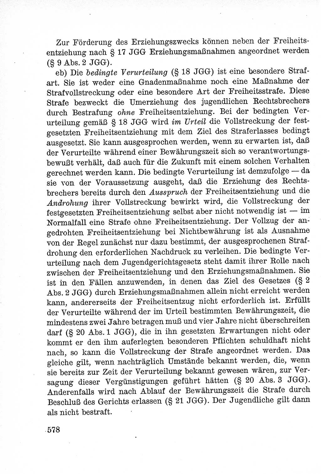 Lehrbuch des Strafrechts der Deutschen Demokratischen Republik (DDR), Allgemeiner Teil 1957, Seite 578 (Lb. Strafr. DDR AT 1957, S. 578)