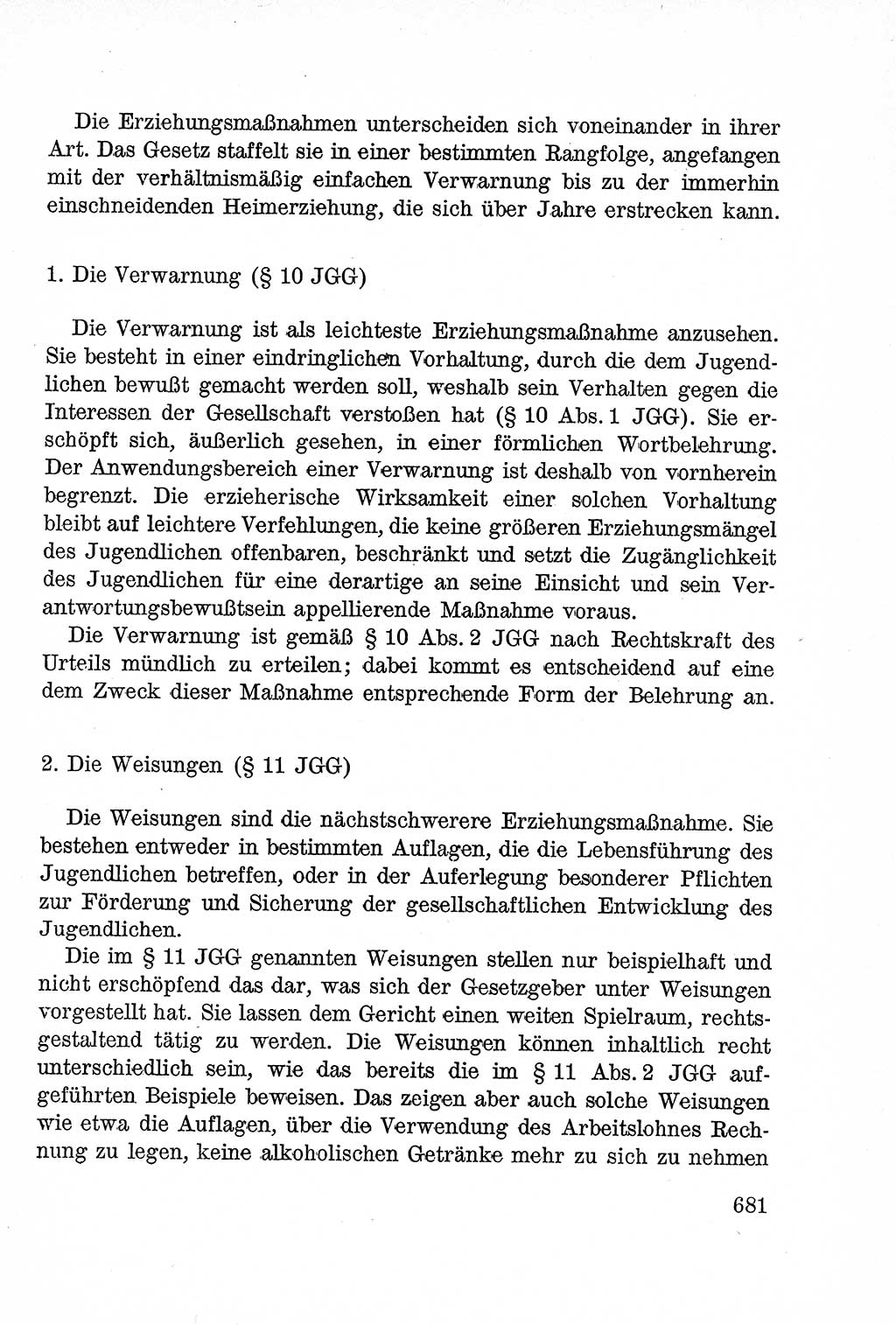 Lehrbuch des Strafrechts der Deutschen Demokratischen Republik (DDR), Allgemeiner Teil 1957, Seite 681 (Lb. Strafr. DDR AT 1957, S. 681)