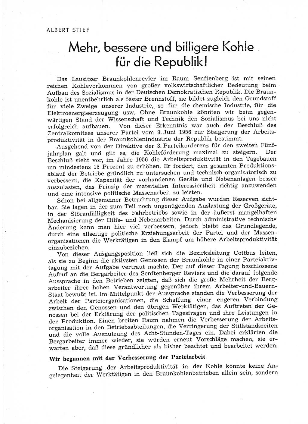Neuer Weg (NW), Organ des Zentralkomitees (ZK) der SED (Sozialistische Einheitspartei Deutschlands) für Fragen des Parteiaufbaus und des Parteilebens, 12. Jahrgang [Deutsche Demokratische Republik (DDR)] 1957, Seite 2 (NW ZK SED DDR 1957, S. 2)