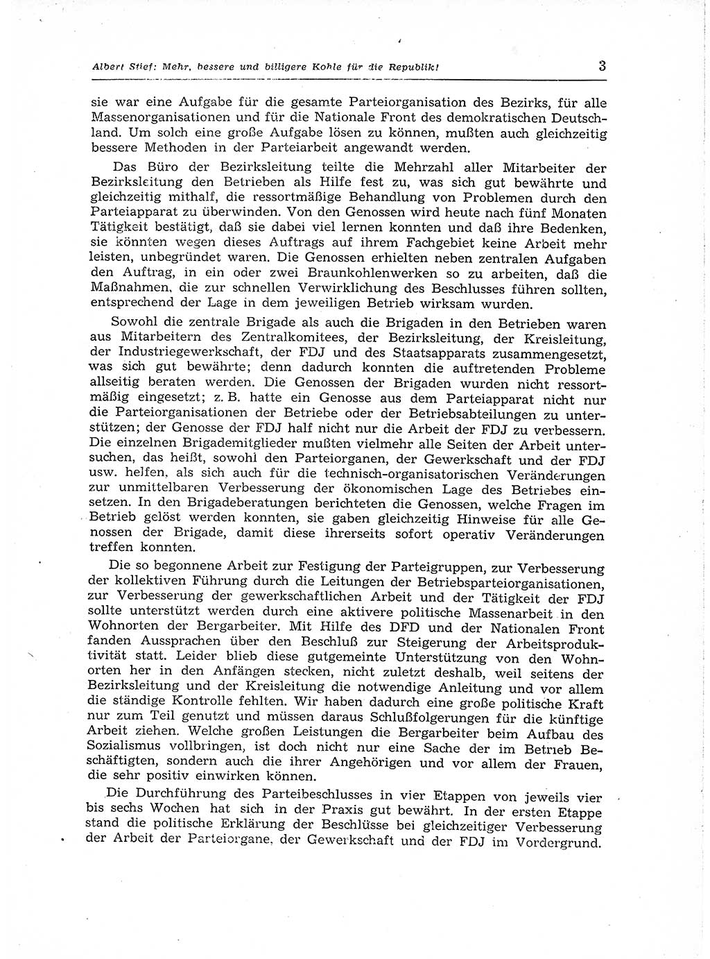 Neuer Weg (NW), Organ des Zentralkomitees (ZK) der SED (Sozialistische Einheitspartei Deutschlands) für Fragen des Parteiaufbaus und des Parteilebens, 12. Jahrgang [Deutsche Demokratische Republik (DDR)] 1957, Seite 3 (NW ZK SED DDR 1957, S. 3)