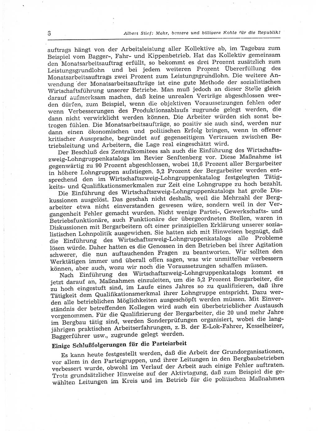 Neuer Weg (NW), Organ des Zentralkomitees (ZK) der SED (Sozialistische Einheitspartei Deutschlands) für Fragen des Parteiaufbaus und des Parteilebens, 12. Jahrgang [Deutsche Demokratische Republik (DDR)] 1957, Seite 6 (NW ZK SED DDR 1957, S. 6)