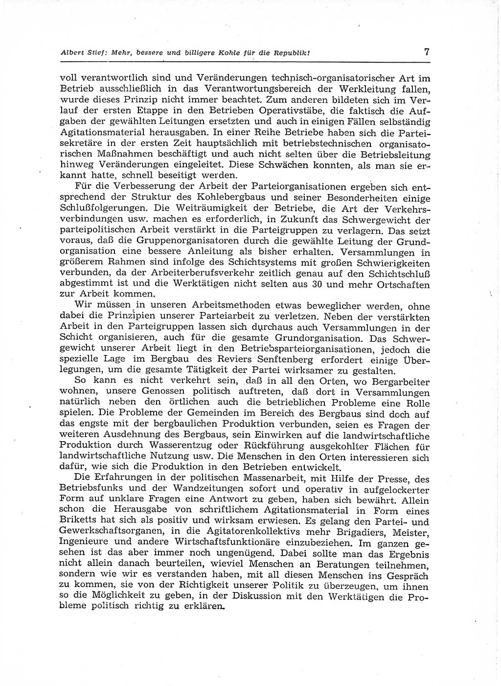 Neuer Weg (NW), Organ des Zentralkomitees (ZK) der SED (Sozialistische Einheitspartei Deutschlands) für Fragen des Parteiaufbaus und des Parteilebens, 12. Jahrgang [Deutsche Demokratische Republik (DDR)] 1957, Seite 7 (NW ZK SED DDR 1957, S. 7)