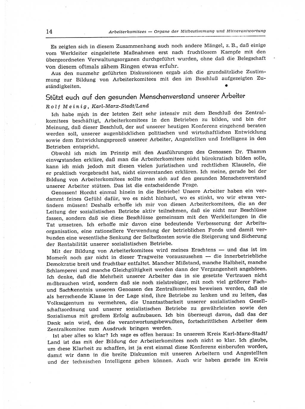 Neuer Weg (NW), Organ des Zentralkomitees (ZK) der SED (Sozialistische Einheitspartei Deutschlands) für Fragen des Parteiaufbaus und des Parteilebens, 12. Jahrgang [Deutsche Demokratische Republik (DDR)] 1957, Seite 14 (NW ZK SED DDR 1957, S. 14)