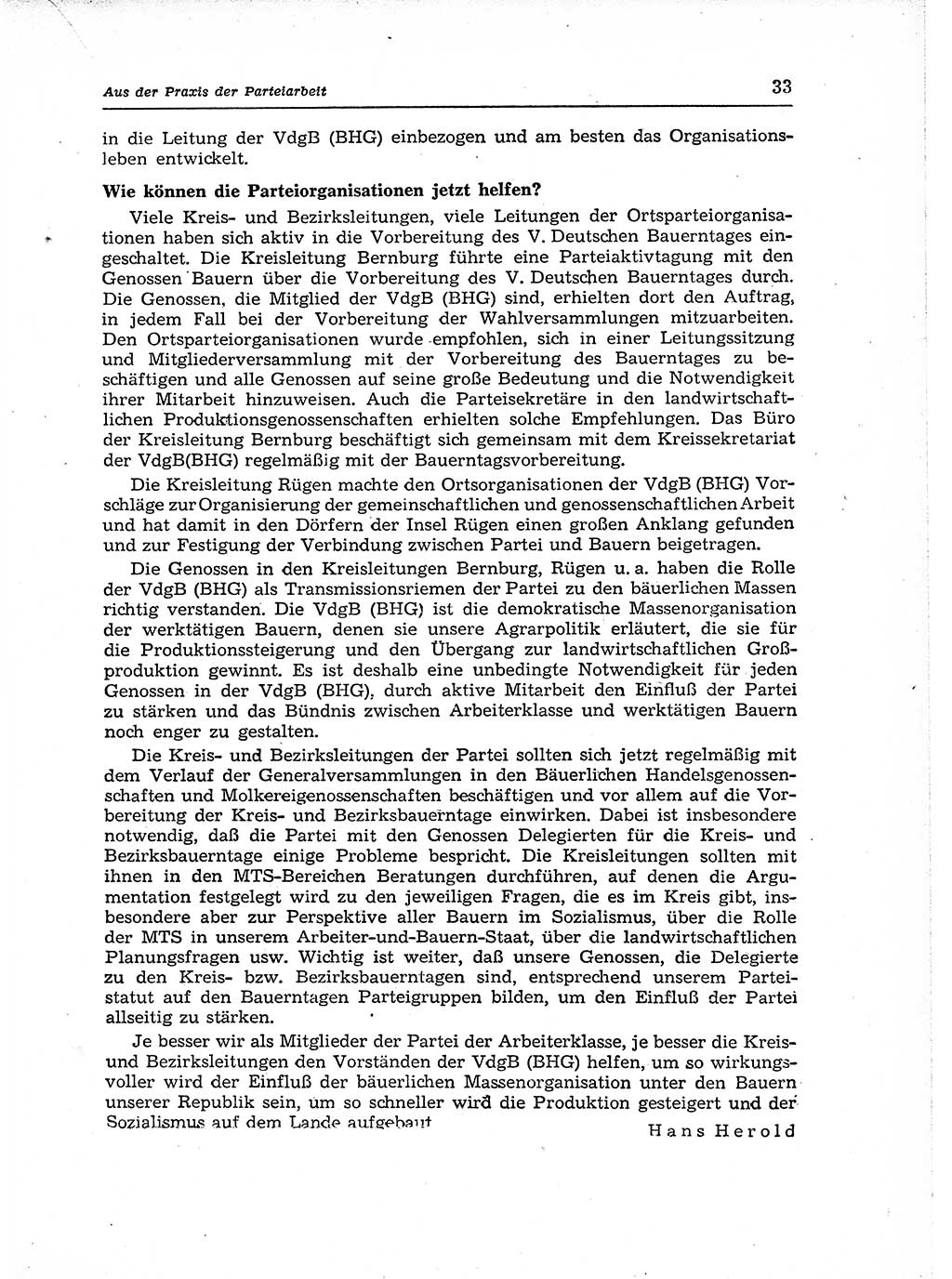 Neuer Weg (NW), Organ des Zentralkomitees (ZK) der SED (Sozialistische Einheitspartei Deutschlands) für Fragen des Parteiaufbaus und des Parteilebens, 12. Jahrgang [Deutsche Demokratische Republik (DDR)] 1957, Seite 33 (NW ZK SED DDR 1957, S. 33)