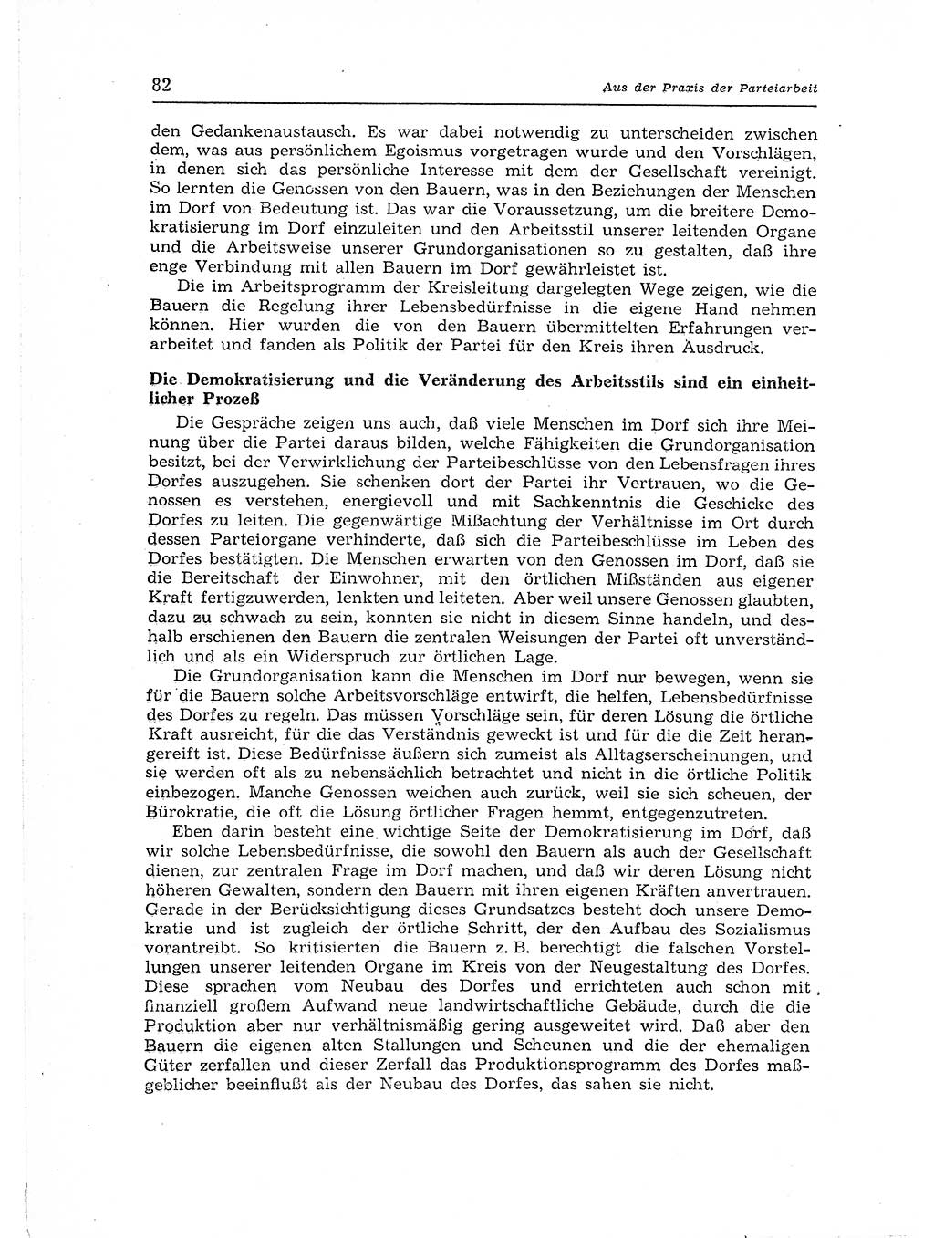 Neuer Weg (NW), Organ des Zentralkomitees (ZK) der SED (Sozialistische Einheitspartei Deutschlands) für Fragen des Parteiaufbaus und des Parteilebens, 12. Jahrgang [Deutsche Demokratische Republik (DDR)] 1957, Seite 82 (NW ZK SED DDR 1957, S. 82)