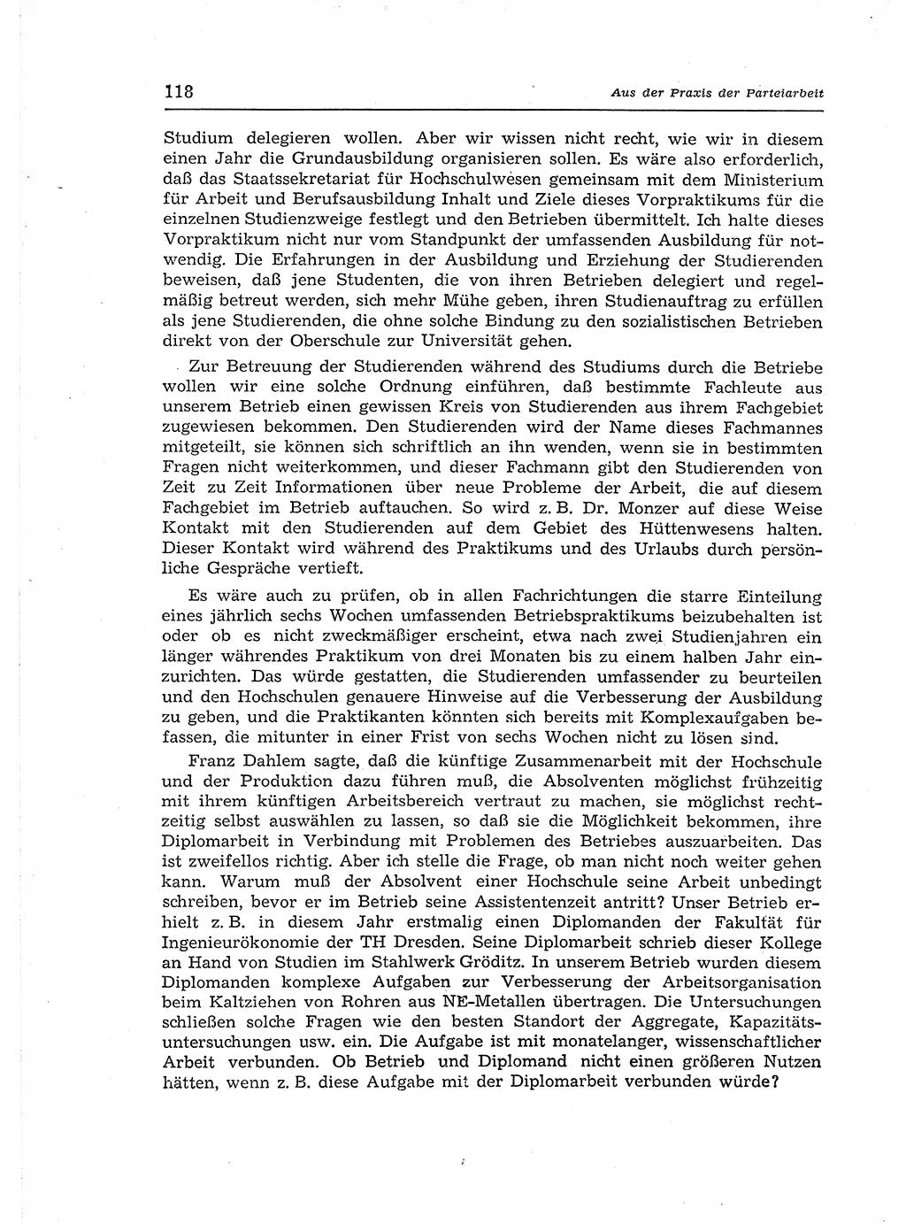 Neuer Weg (NW), Organ des Zentralkomitees (ZK) der SED (Sozialistische Einheitspartei Deutschlands) für Fragen des Parteiaufbaus und des Parteilebens, 12. Jahrgang [Deutsche Demokratische Republik (DDR)] 1957, Seite 118 (NW ZK SED DDR 1957, S. 118)