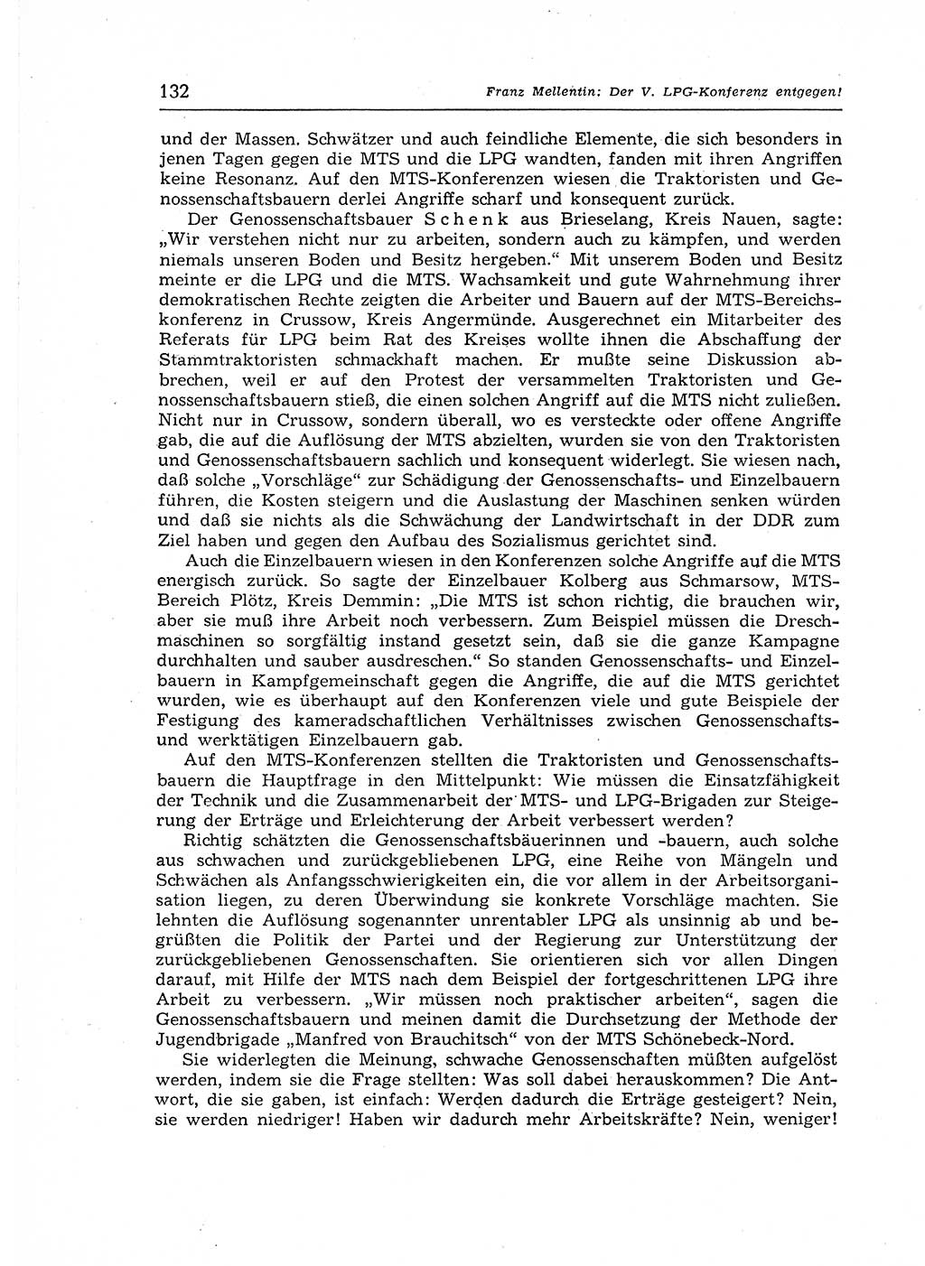 Neuer Weg (NW), Organ des Zentralkomitees (ZK) der SED (Sozialistische Einheitspartei Deutschlands) für Fragen des Parteiaufbaus und des Parteilebens, 12. Jahrgang [Deutsche Demokratische Republik (DDR)] 1957, Seite 132 (NW ZK SED DDR 1957, S. 132)
