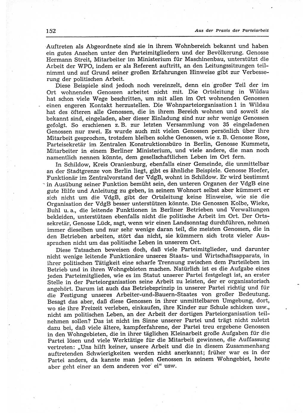 Neuer Weg (NW), Organ des Zentralkomitees (ZK) der SED (Sozialistische Einheitspartei Deutschlands) für Fragen des Parteiaufbaus und des Parteilebens, 12. Jahrgang [Deutsche Demokratische Republik (DDR)] 1957, Seite 152 (NW ZK SED DDR 1957, S. 152)