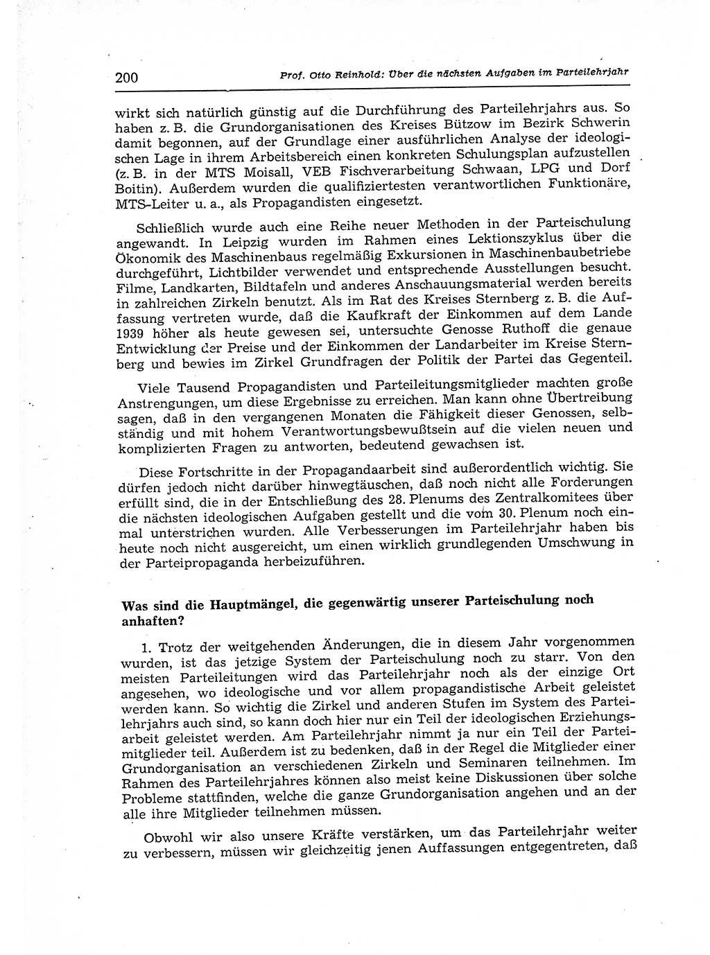 Neuer Weg (NW), Organ des Zentralkomitees (ZK) der SED (Sozialistische Einheitspartei Deutschlands) für Fragen des Parteiaufbaus und des Parteilebens, 12. Jahrgang [Deutsche Demokratische Republik (DDR)] 1957, Seite 200 (NW ZK SED DDR 1957, S. 200)
