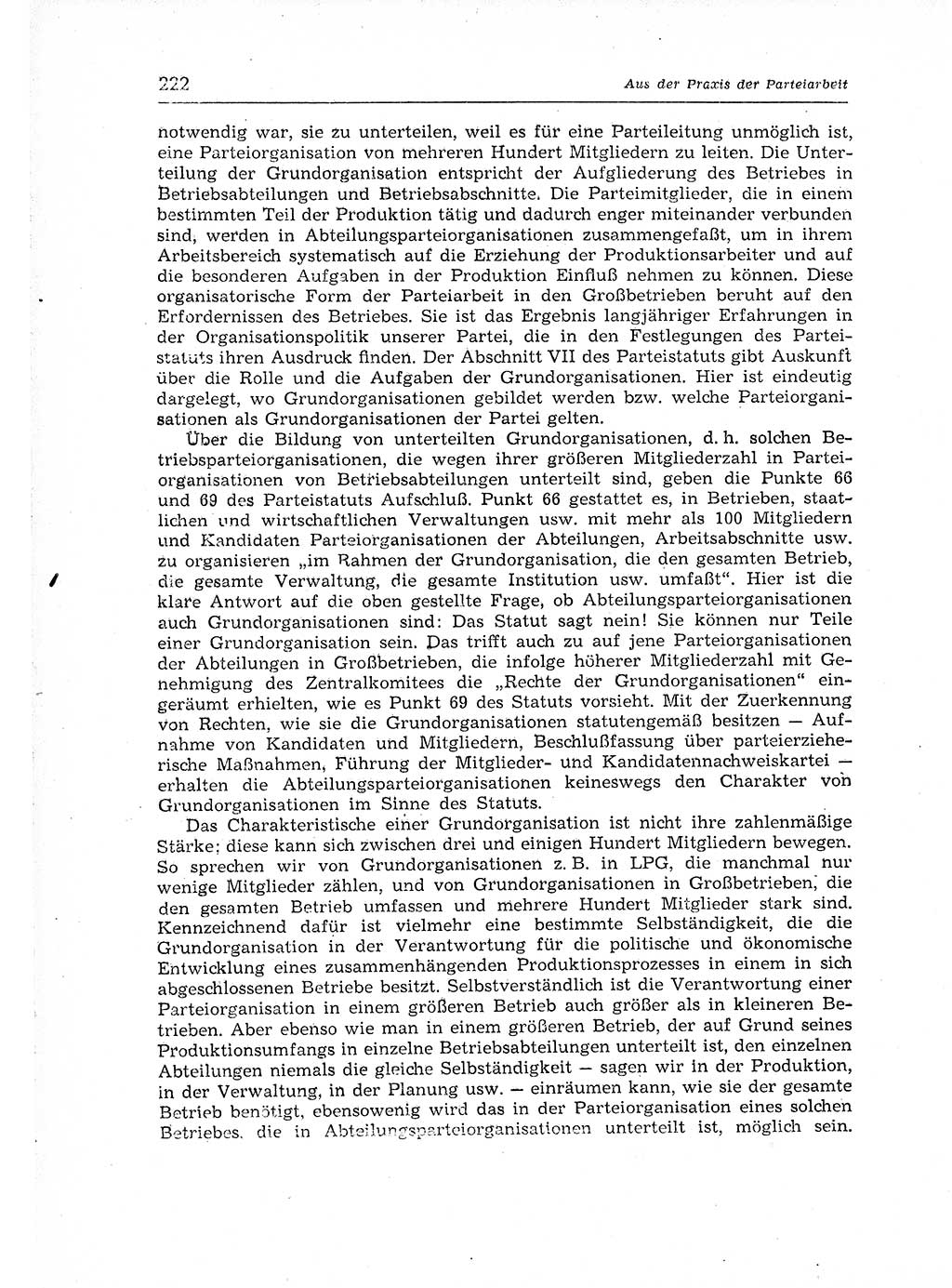 Neuer Weg (NW), Organ des Zentralkomitees (ZK) der SED (Sozialistische Einheitspartei Deutschlands) für Fragen des Parteiaufbaus und des Parteilebens, 12. Jahrgang [Deutsche Demokratische Republik (DDR)] 1957, Seite 222 (NW ZK SED DDR 1957, S. 222)