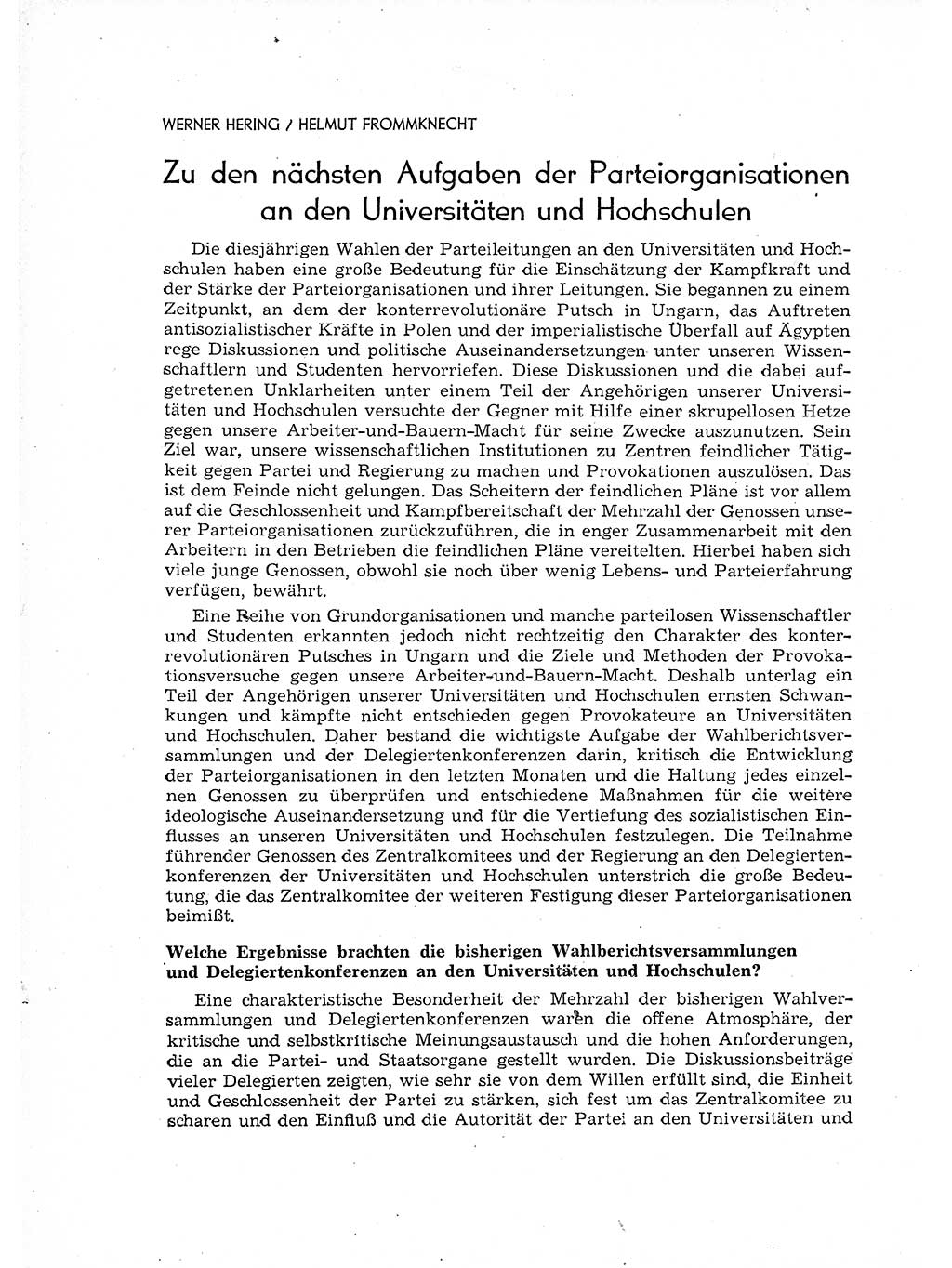 Neuer Weg (NW), Organ des Zentralkomitees (ZK) der SED (Sozialistische Einheitspartei Deutschlands) für Fragen des Parteiaufbaus und des Parteilebens, 12. Jahrgang [Deutsche Demokratische Republik (DDR)] 1957, Seite 264 (NW ZK SED DDR 1957, S. 264)