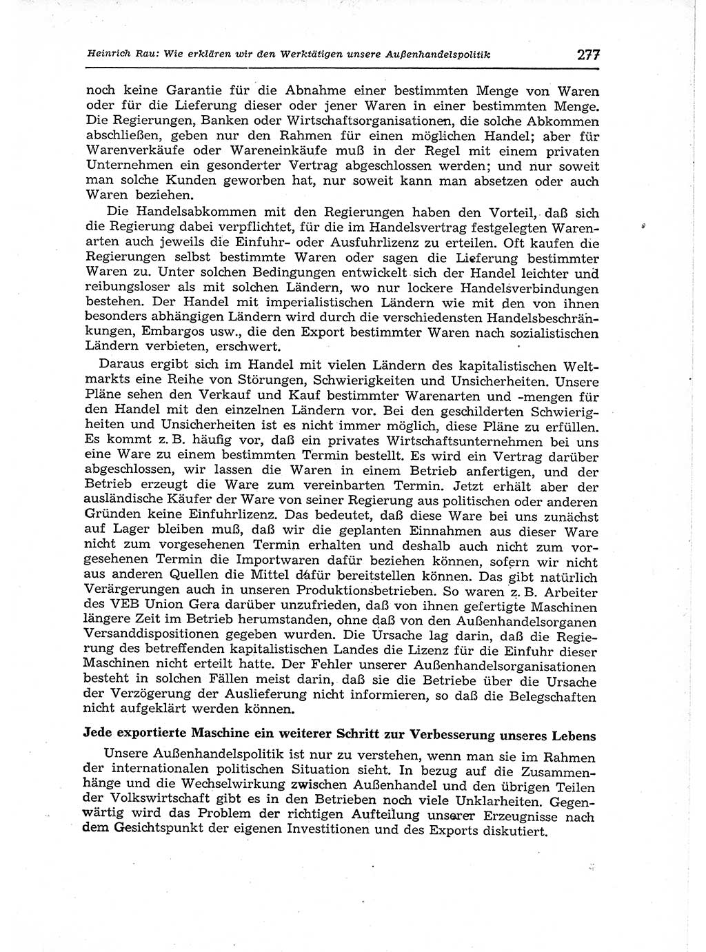 Neuer Weg (NW), Organ des Zentralkomitees (ZK) der SED (Sozialistische Einheitspartei Deutschlands) für Fragen des Parteiaufbaus und des Parteilebens, 12. Jahrgang [Deutsche Demokratische Republik (DDR)] 1957, Seite 277 (NW ZK SED DDR 1957, S. 277)