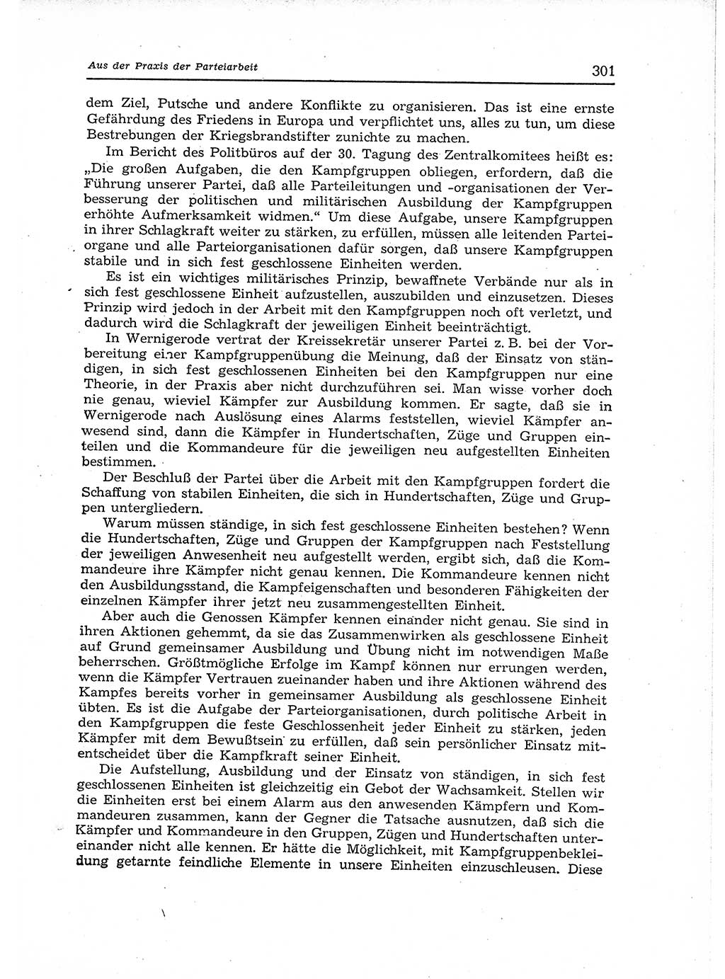 Neuer Weg (NW), Organ des Zentralkomitees (ZK) der SED (Sozialistische Einheitspartei Deutschlands) für Fragen des Parteiaufbaus und des Parteilebens, 12. Jahrgang [Deutsche Demokratische Republik (DDR)] 1957, Seite 301 (NW ZK SED DDR 1957, S. 301)