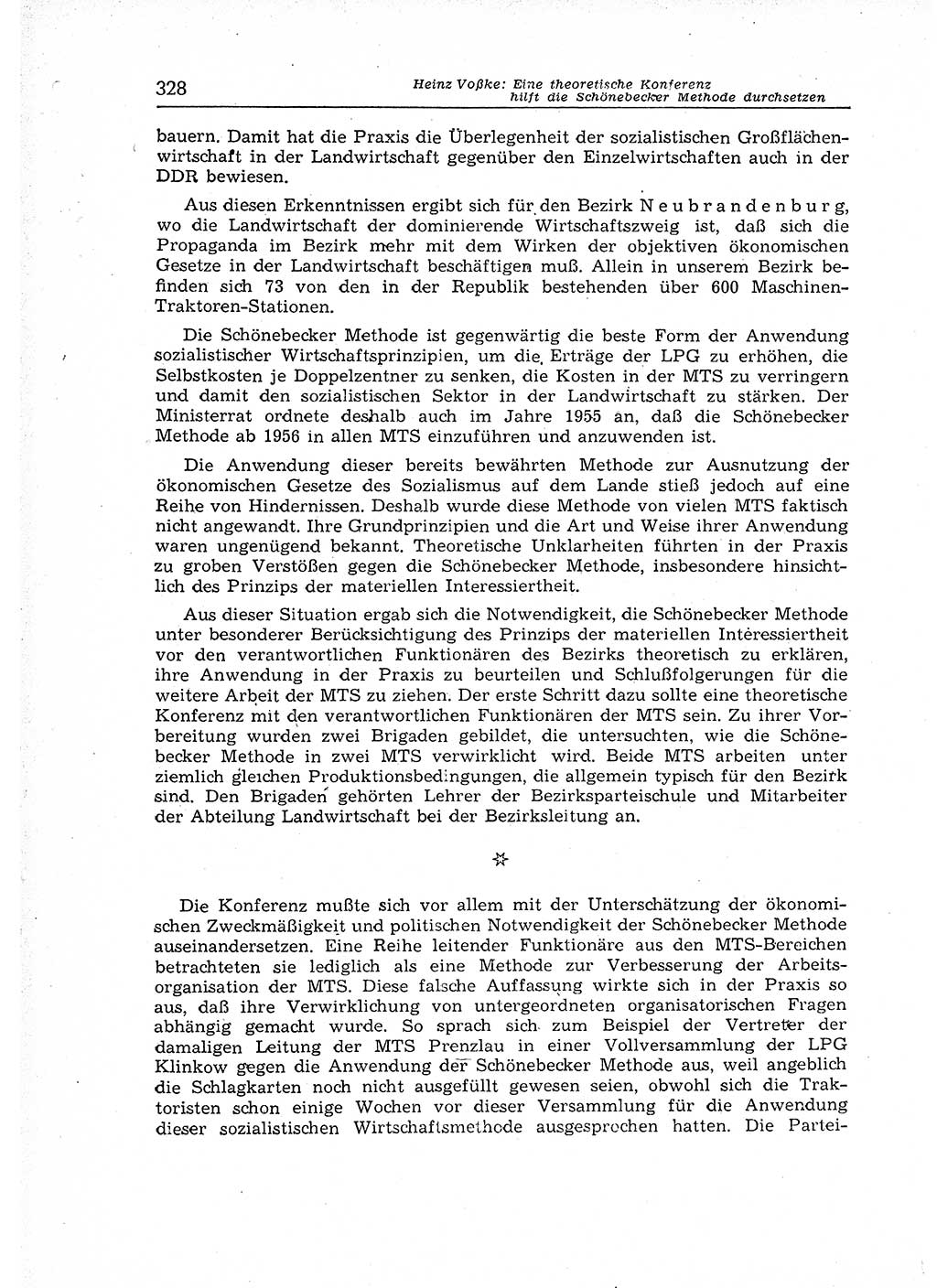 Neuer Weg (NW), Organ des Zentralkomitees (ZK) der SED (Sozialistische Einheitspartei Deutschlands) für Fragen des Parteiaufbaus und des Parteilebens, 12. Jahrgang [Deutsche Demokratische Republik (DDR)] 1957, Seite 328 (NW ZK SED DDR 1957, S. 328)