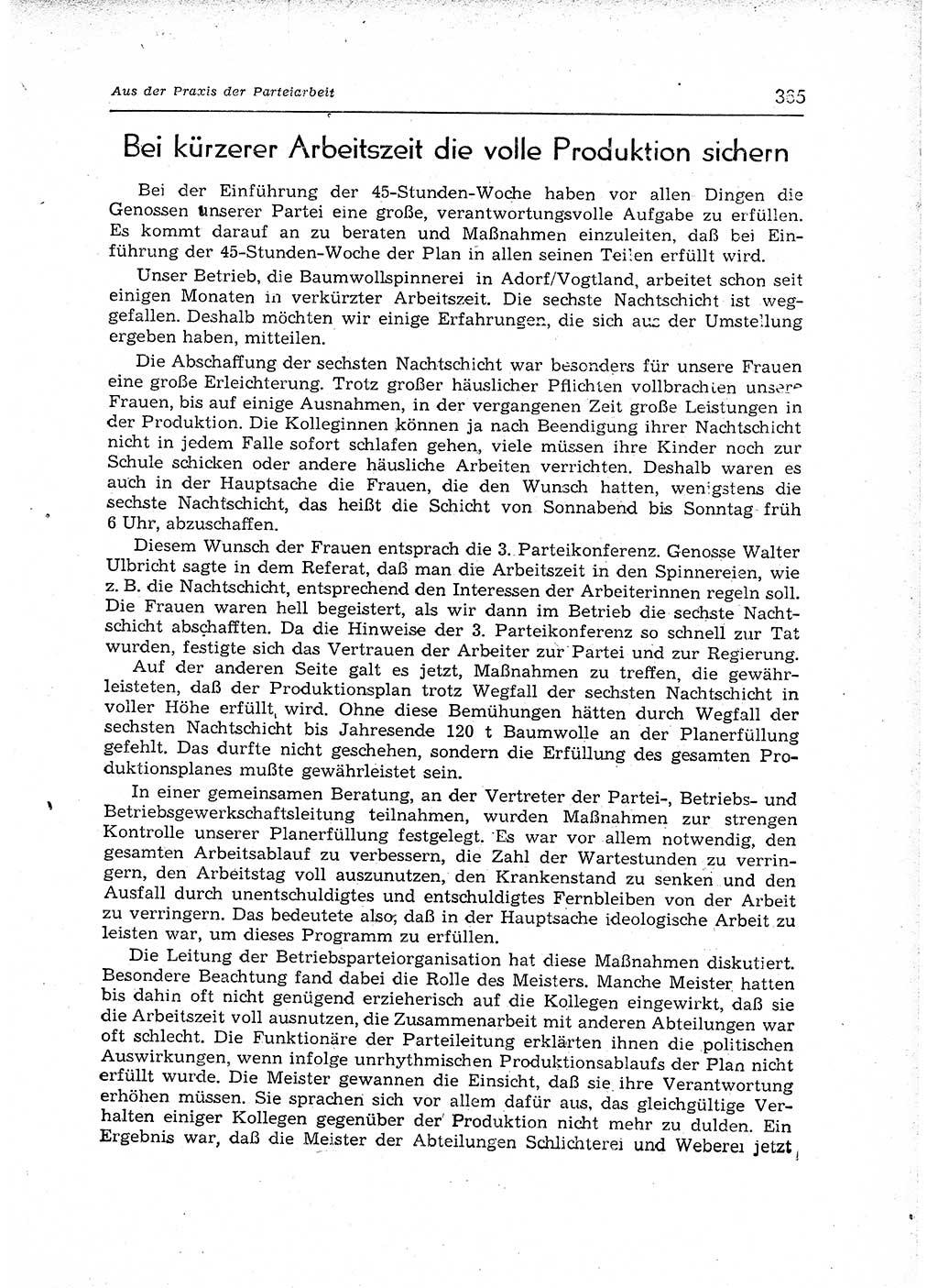 Neuer Weg (NW), Organ des Zentralkomitees (ZK) der SED (Sozialistische Einheitspartei Deutschlands) für Fragen des Parteiaufbaus und des Parteilebens, 12. Jahrgang [Deutsche Demokratische Republik (DDR)] 1957, Seite 365 (NW ZK SED DDR 1957, S. 365)