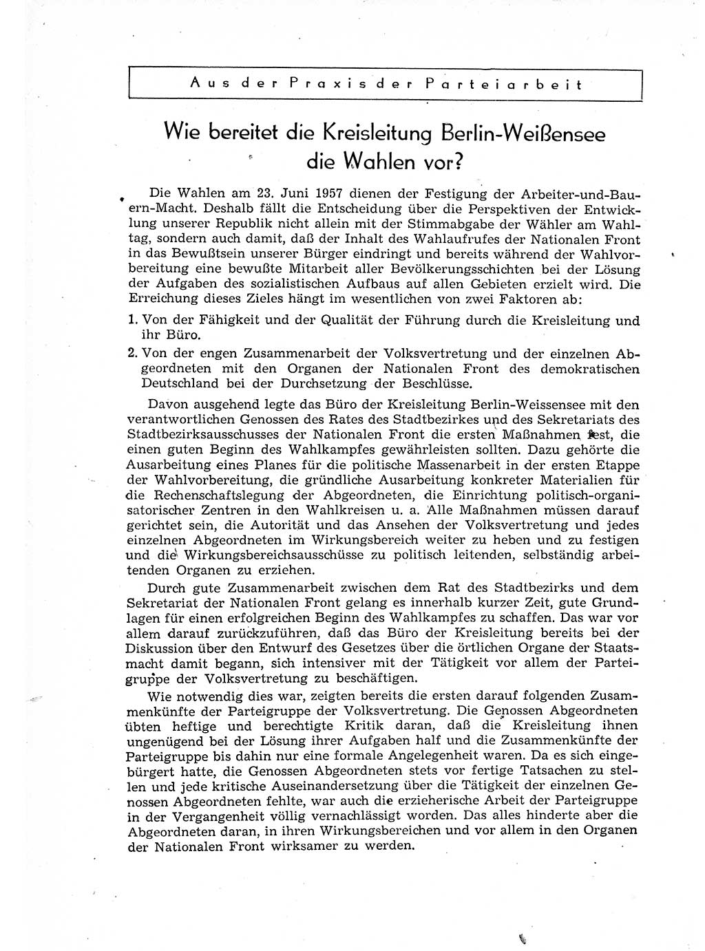 Neuer Weg (NW), Organ des Zentralkomitees (ZK) der SED (Sozialistische Einheitspartei Deutschlands) für Fragen des Parteiaufbaus und des Parteilebens, 12. Jahrgang [Deutsche Demokratische Republik (DDR)] 1957, Seite 464 (NW ZK SED DDR 1957, S. 464)