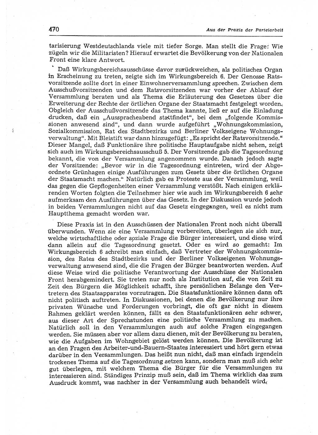 Neuer Weg (NW), Organ des Zentralkomitees (ZK) der SED (Sozialistische Einheitspartei Deutschlands) für Fragen des Parteiaufbaus und des Parteilebens, 12. Jahrgang [Deutsche Demokratische Republik (DDR)] 1957, Seite 470 (NW ZK SED DDR 1957, S. 470)