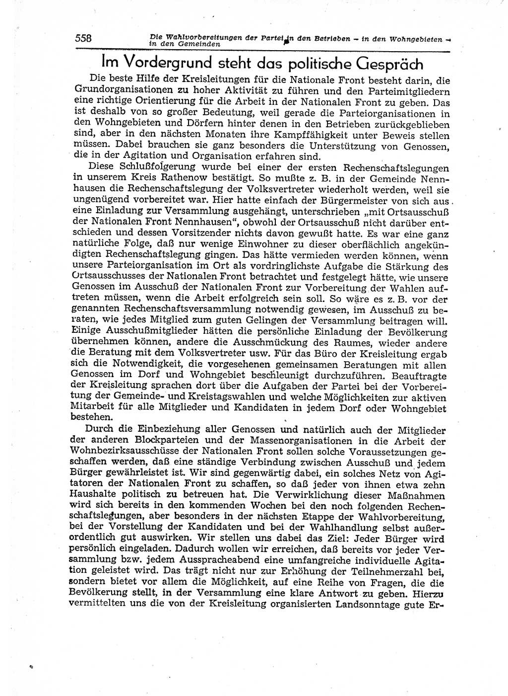 Neuer Weg (NW), Organ des Zentralkomitees (ZK) der SED (Sozialistische Einheitspartei Deutschlands) für Fragen des Parteiaufbaus und des Parteilebens, 12. Jahrgang [Deutsche Demokratische Republik (DDR)] 1957, Seite 558 (NW ZK SED DDR 1957, S. 558)