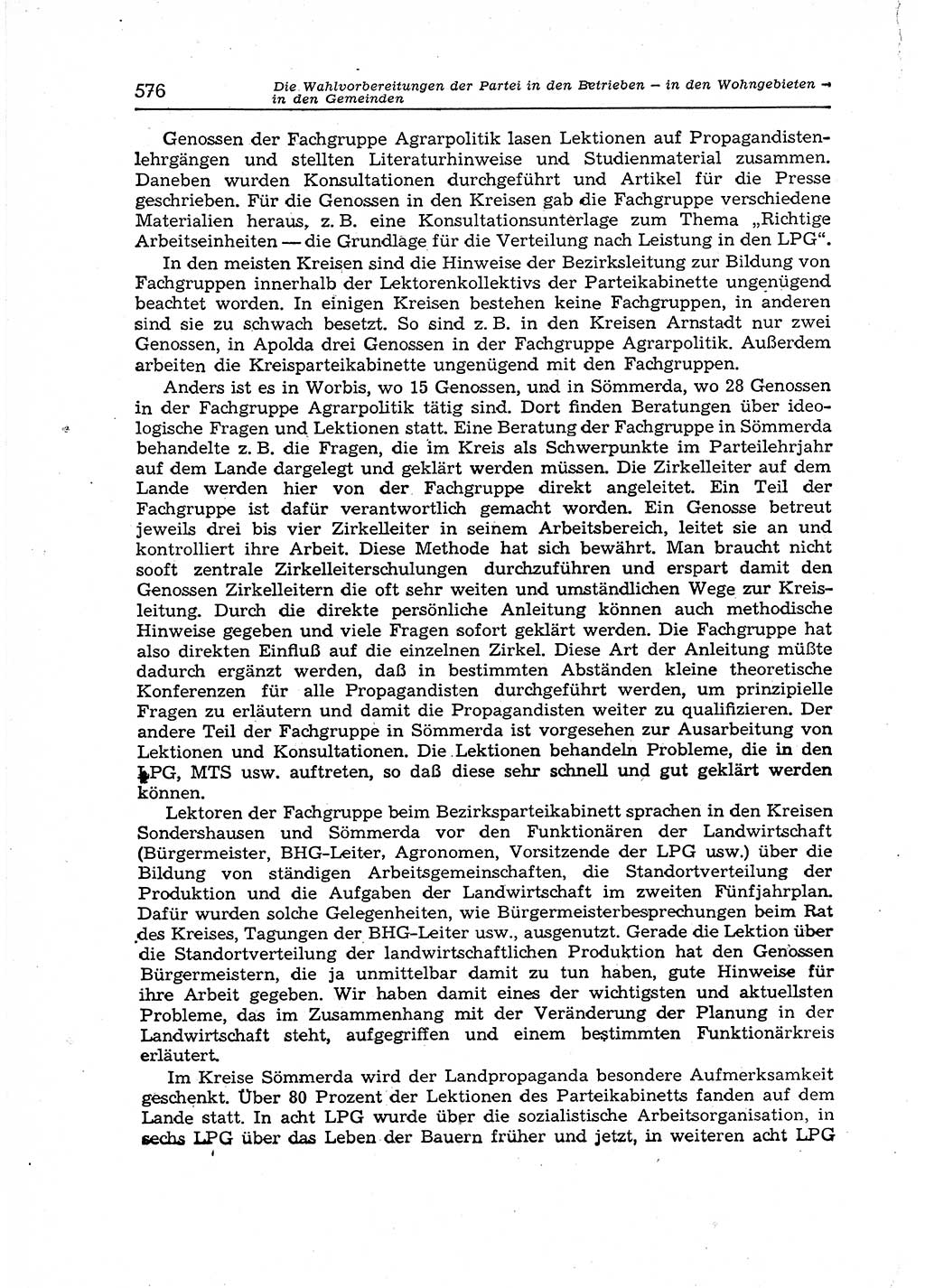 Neuer Weg (NW), Organ des Zentralkomitees (ZK) der SED (Sozialistische Einheitspartei Deutschlands) für Fragen des Parteiaufbaus und des Parteilebens, 12. Jahrgang [Deutsche Demokratische Republik (DDR)] 1957, Seite 576 (NW ZK SED DDR 1957, S. 576)