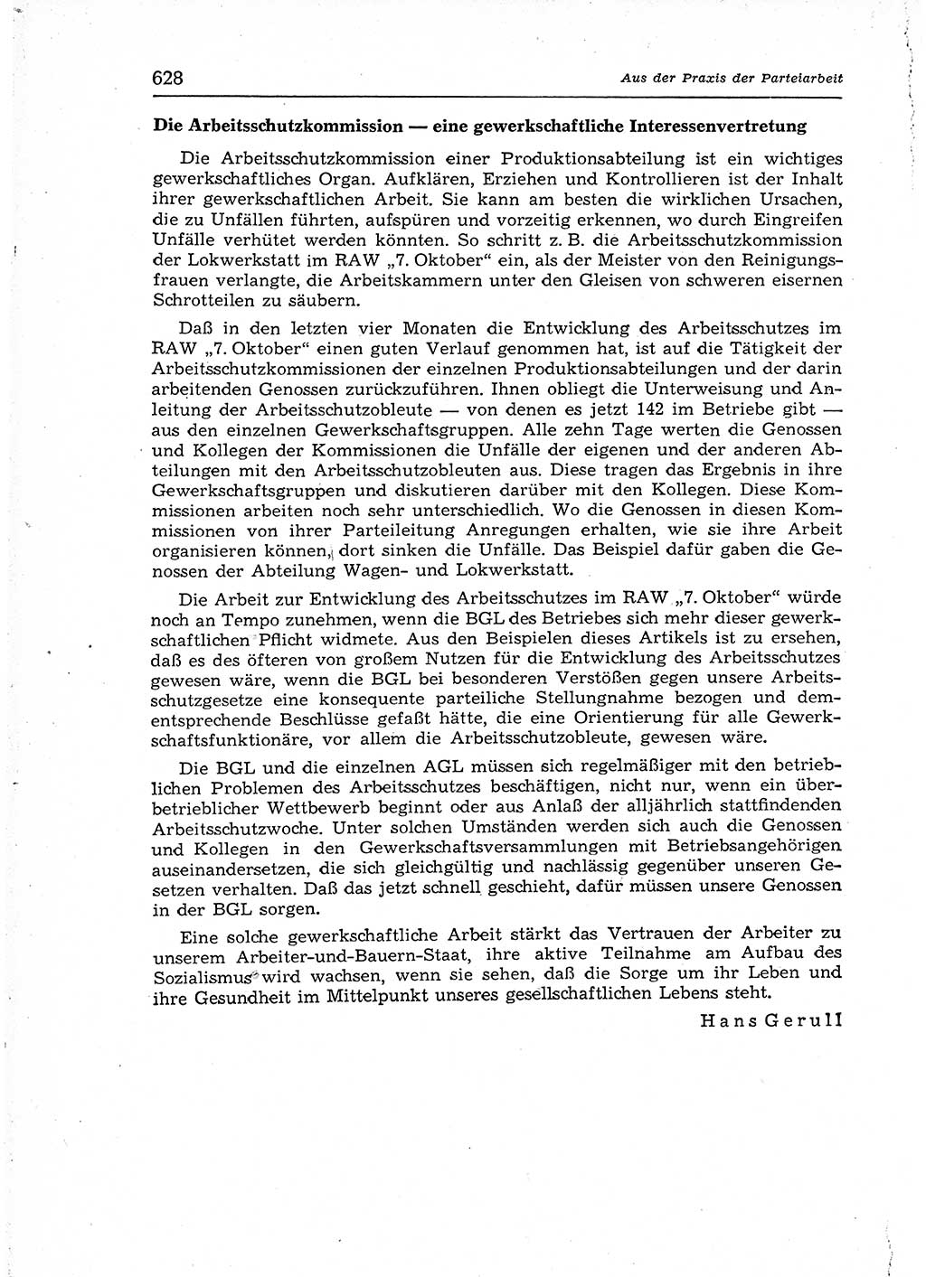 Neuer Weg (NW), Organ des Zentralkomitees (ZK) der SED (Sozialistische Einheitspartei Deutschlands) für Fragen des Parteiaufbaus und des Parteilebens, 12. Jahrgang [Deutsche Demokratische Republik (DDR)] 1957, Seite 628 (NW ZK SED DDR 1957, S. 628)