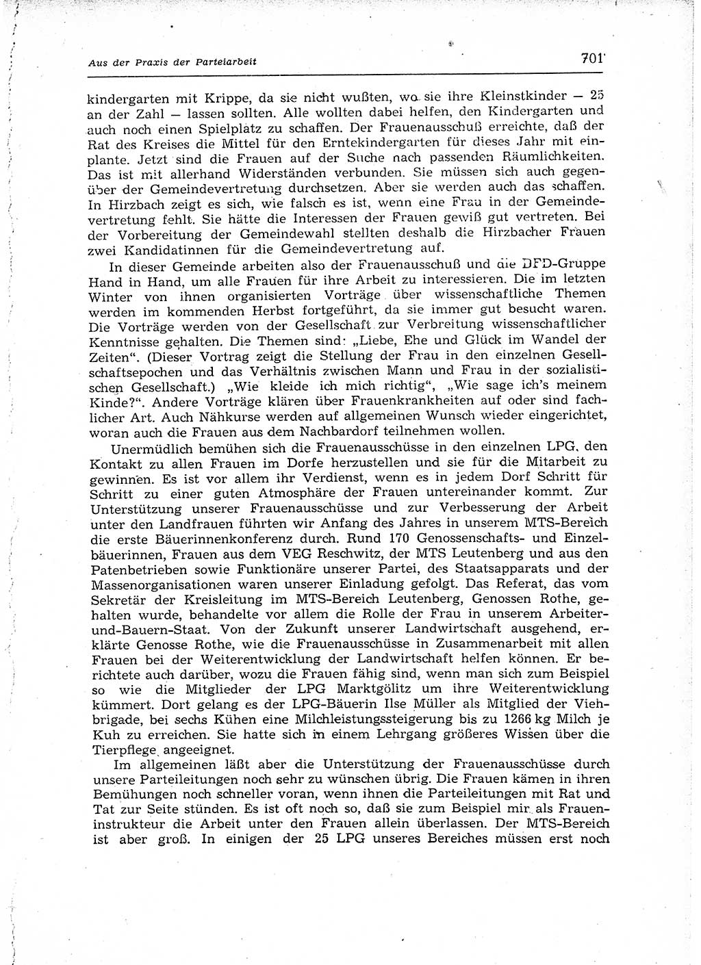 Neuer Weg (NW), Organ des Zentralkomitees (ZK) der SED (Sozialistische Einheitspartei Deutschlands) für Fragen des Parteiaufbaus und des Parteilebens, 12. Jahrgang [Deutsche Demokratische Republik (DDR)] 1957, Seite 701 (NW ZK SED DDR 1957, S. 701)