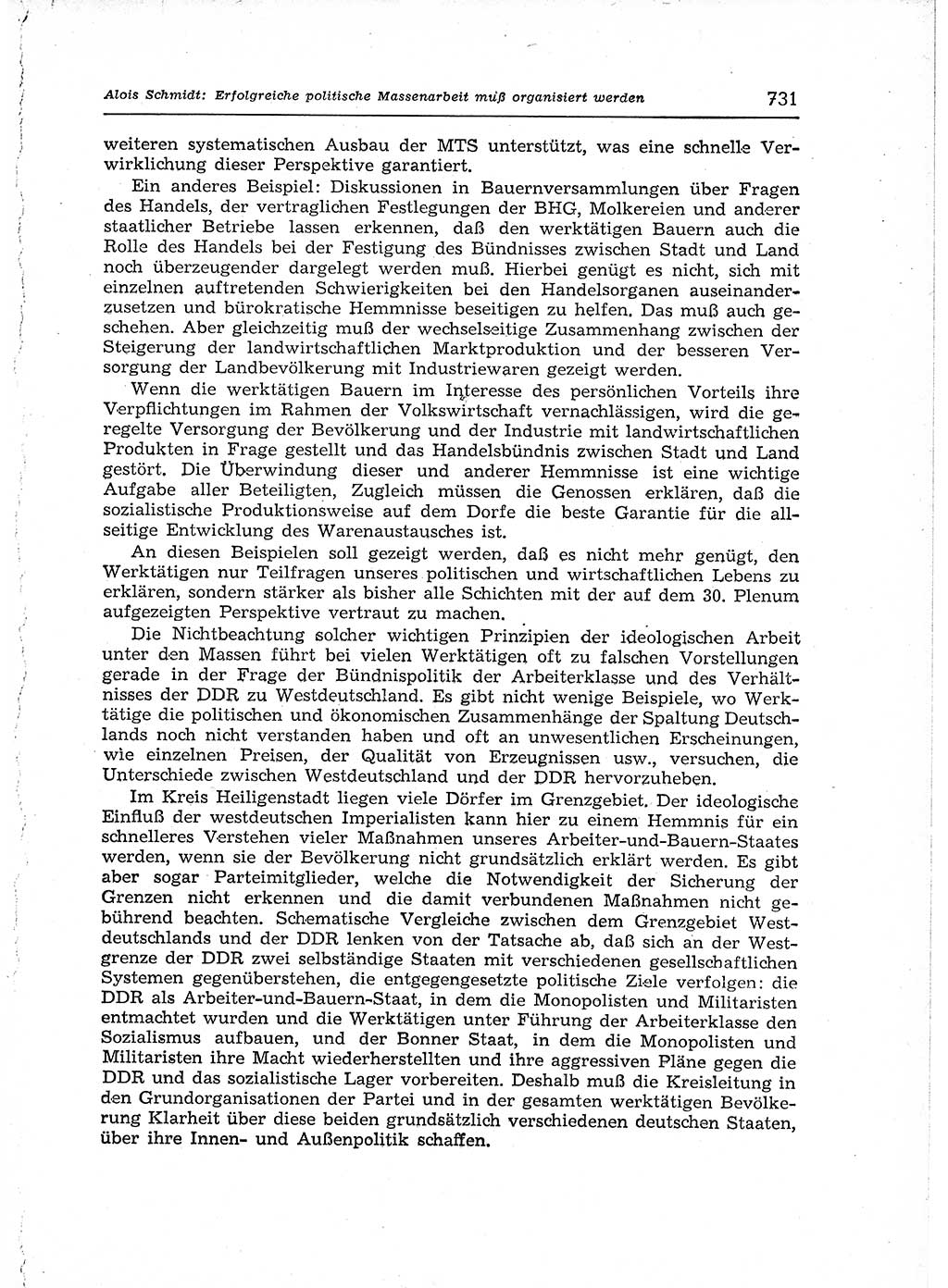 Neuer Weg (NW), Organ des Zentralkomitees (ZK) der SED (Sozialistische Einheitspartei Deutschlands) für Fragen des Parteiaufbaus und des Parteilebens, 12. Jahrgang [Deutsche Demokratische Republik (DDR)] 1957, Seite 731 (NW ZK SED DDR 1957, S. 731)