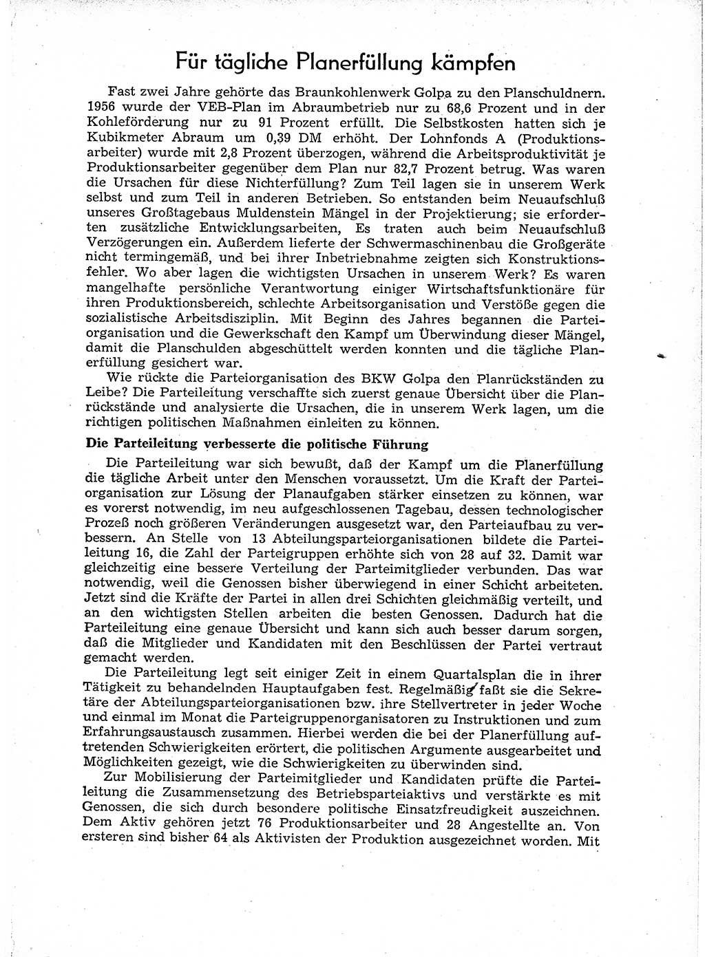 Neuer Weg (NW), Organ des Zentralkomitees (ZK) der SED (Sozialistische Einheitspartei Deutschlands) für Fragen des Parteiaufbaus und des Parteilebens, 12. Jahrgang [Deutsche Demokratische Republik (DDR)] 1957, Seite 757 (NW ZK SED DDR 1957, S. 757)