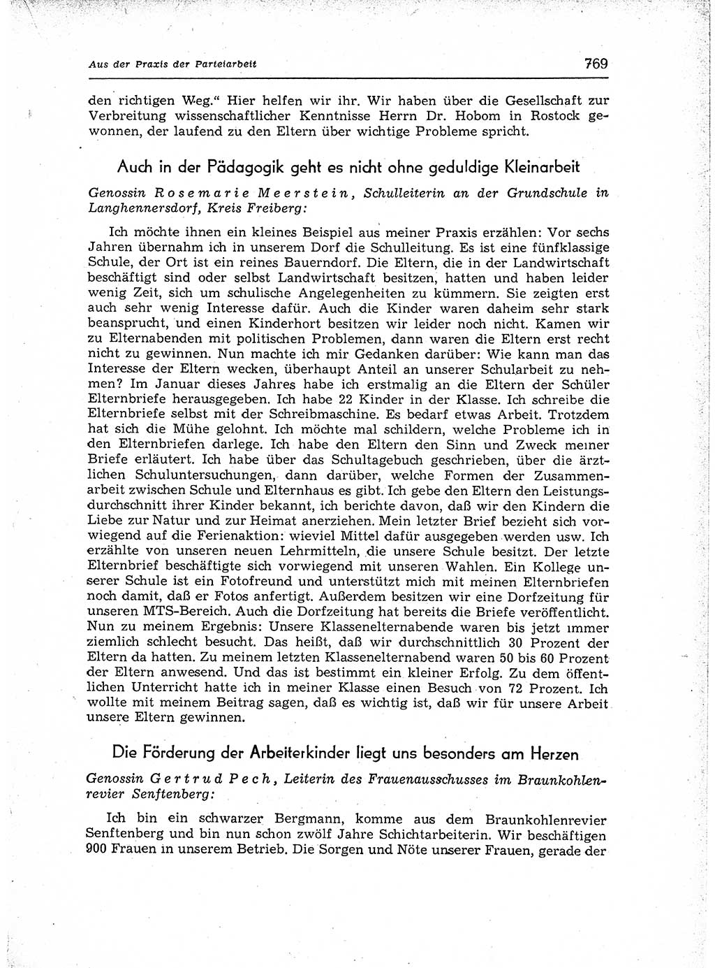 Neuer Weg (NW), Organ des Zentralkomitees (ZK) der SED (Sozialistische Einheitspartei Deutschlands) für Fragen des Parteiaufbaus und des Parteilebens, 12. Jahrgang [Deutsche Demokratische Republik (DDR)] 1957, Seite 769 (NW ZK SED DDR 1957, S. 769)