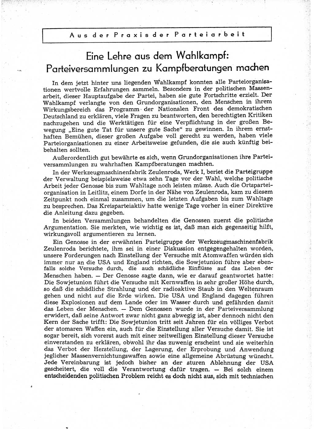 Neuer Weg (NW), Organ des Zentralkomitees (ZK) der SED (Sozialistische Einheitspartei Deutschlands) für Fragen des Parteiaufbaus und des Parteilebens, 12. Jahrgang [Deutsche Demokratische Republik (DDR)] 1957, Seite 799 (NW ZK SED DDR 1957, S. 799)