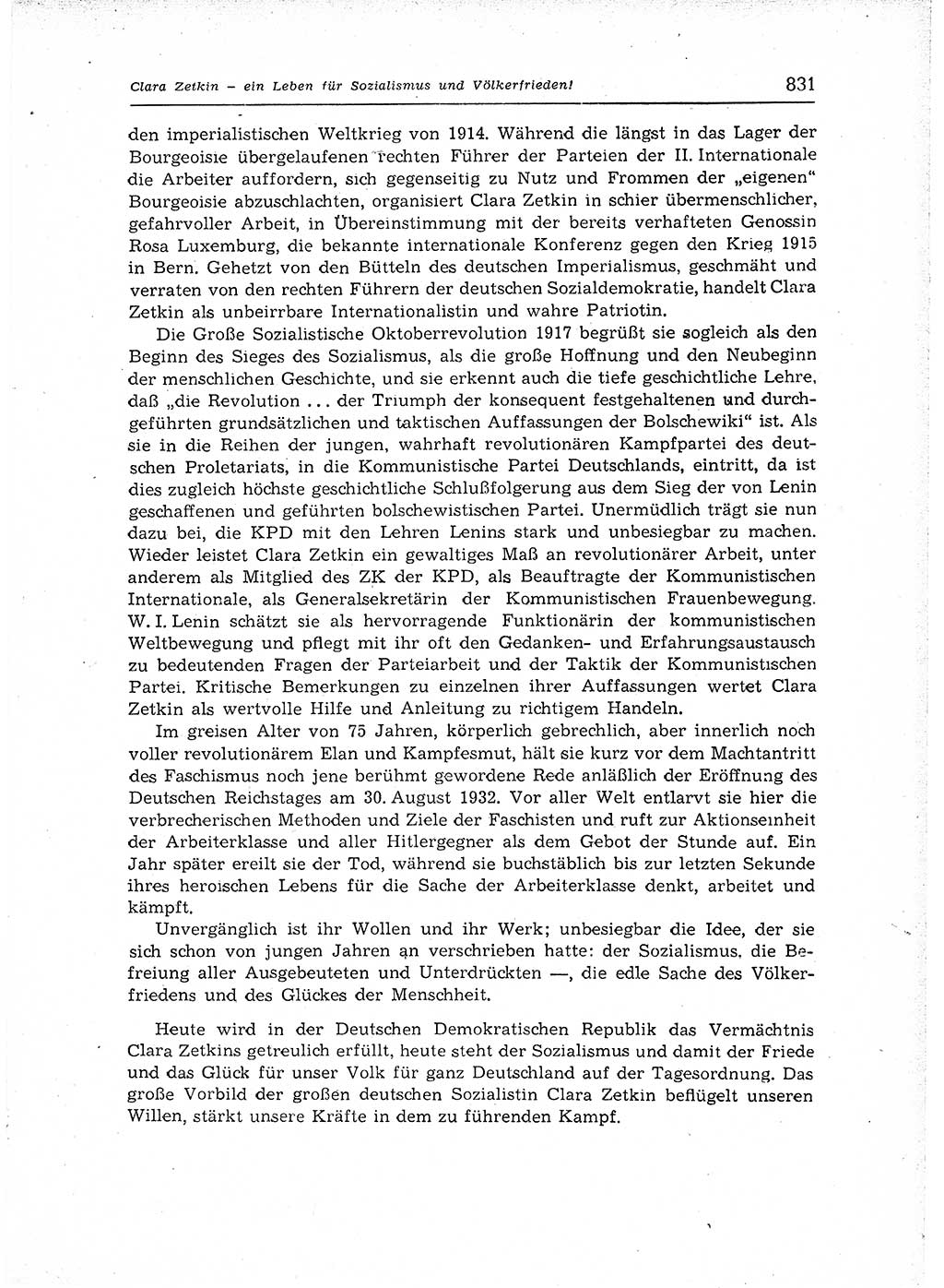 Neuer Weg (NW), Organ des Zentralkomitees (ZK) der SED (Sozialistische Einheitspartei Deutschlands) für Fragen des Parteiaufbaus und des Parteilebens, 12. Jahrgang [Deutsche Demokratische Republik (DDR)] 1957, Seite 831 (NW ZK SED DDR 1957, S. 831)