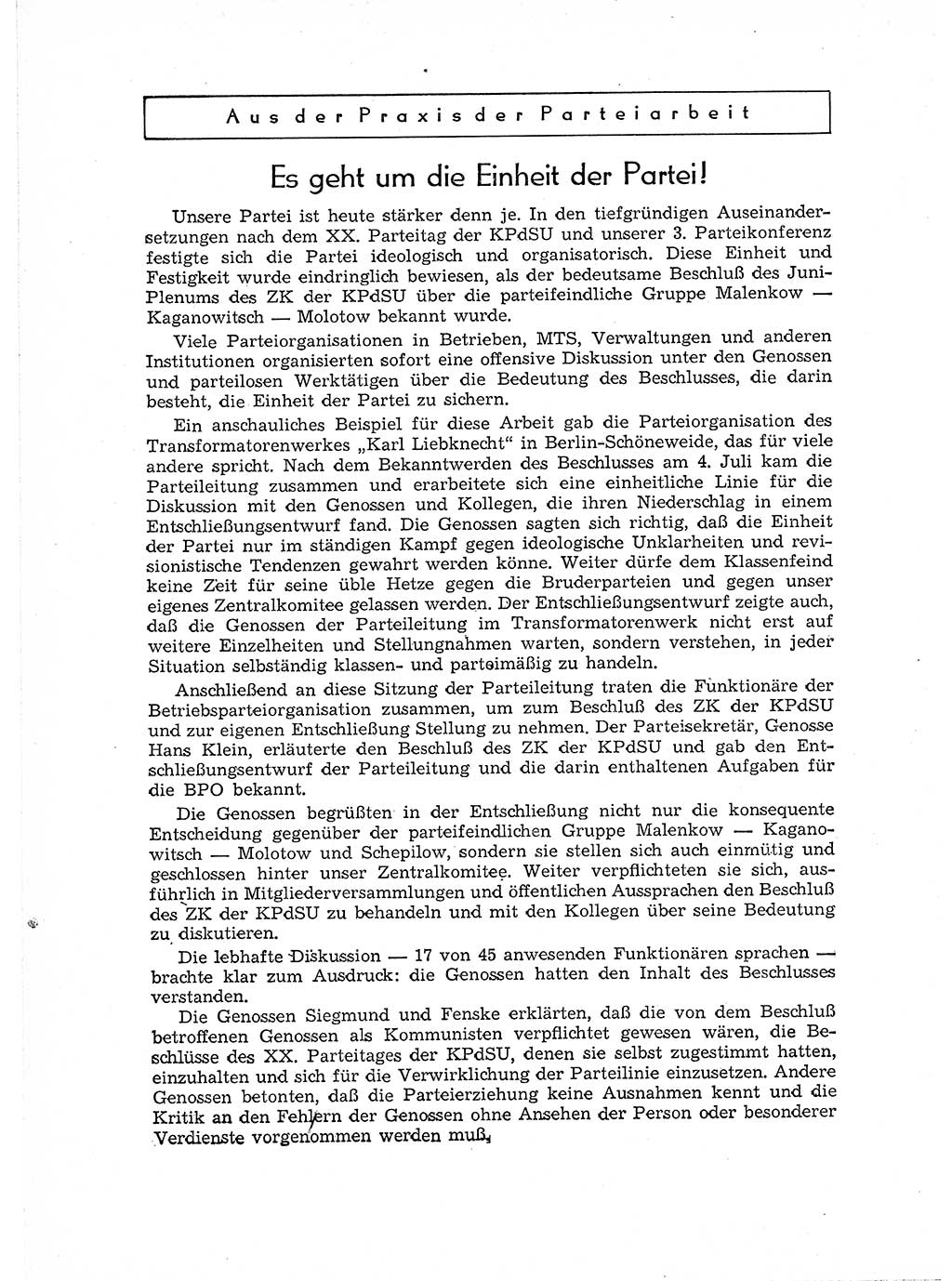 Neuer Weg (NW), Organ des Zentralkomitees (ZK) der SED (Sozialistische Einheitspartei Deutschlands) für Fragen des Parteiaufbaus und des Parteilebens, 12. Jahrgang [Deutsche Demokratische Republik (DDR)] 1957, Seite 870 (NW ZK SED DDR 1957, S. 870)