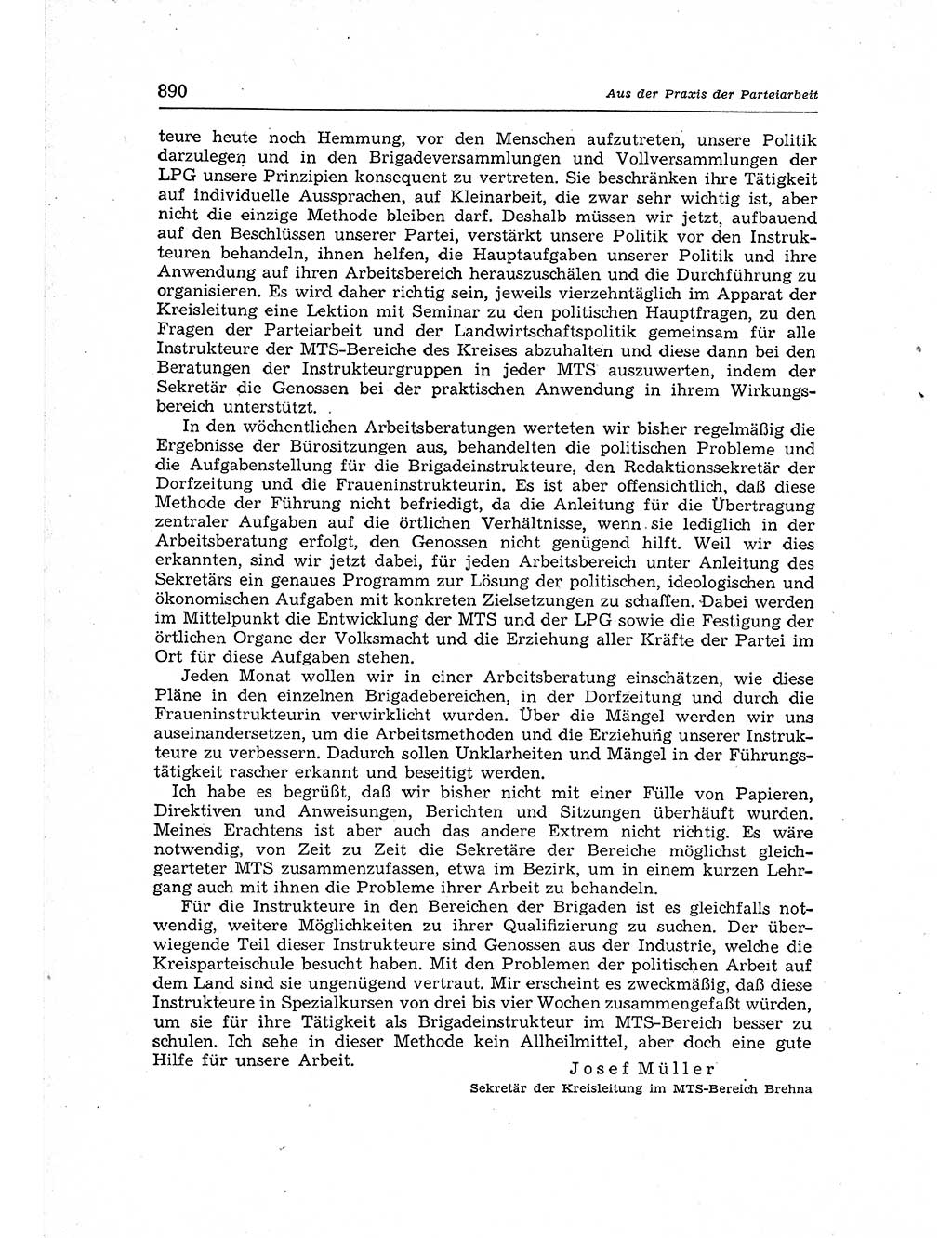 Neuer Weg (NW), Organ des Zentralkomitees (ZK) der SED (Sozialistische Einheitspartei Deutschlands) für Fragen des Parteiaufbaus und des Parteilebens, 12. Jahrgang [Deutsche Demokratische Republik (DDR)] 1957, Seite 890 (NW ZK SED DDR 1957, S. 890)