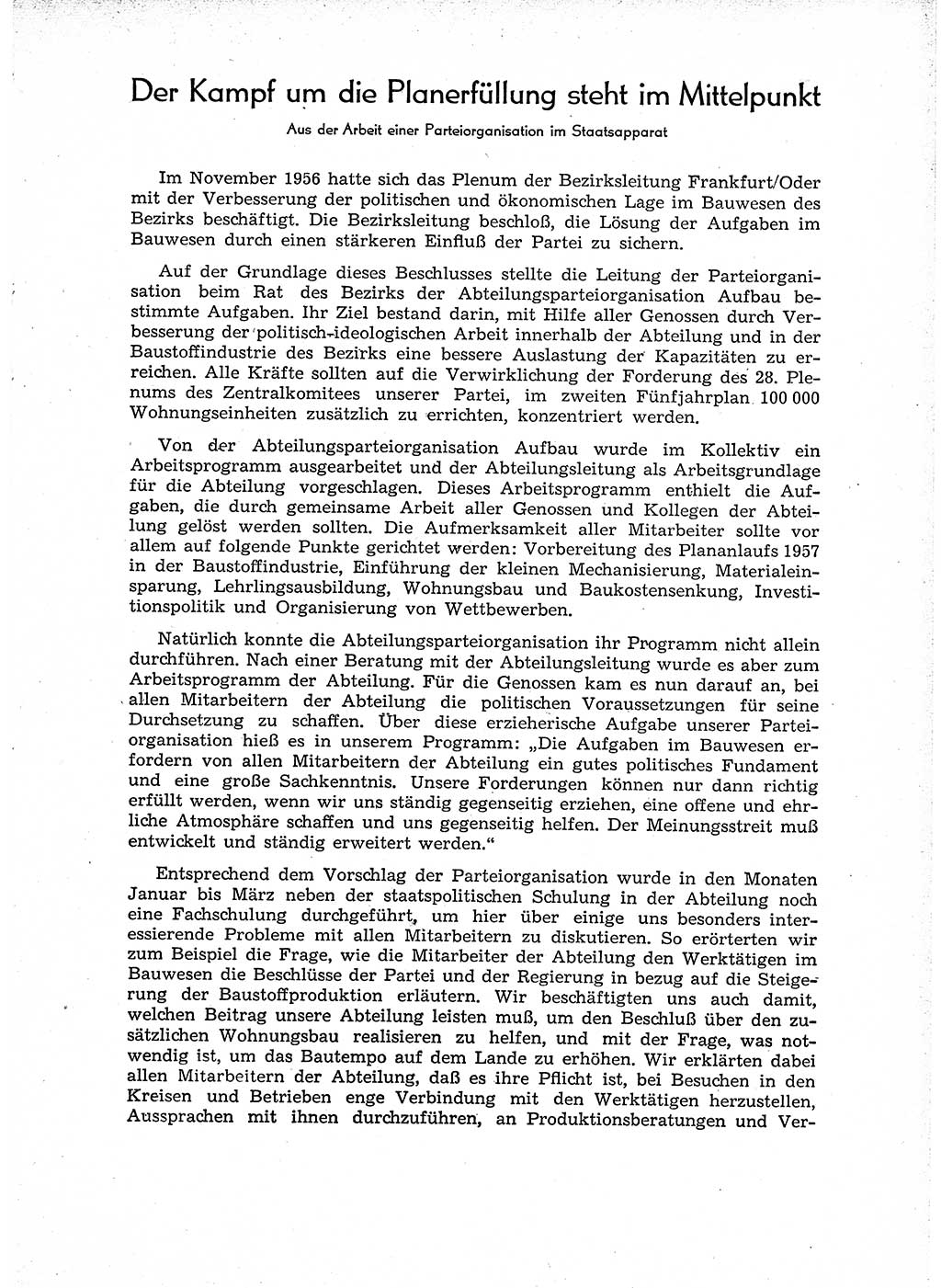 Neuer Weg (NW), Organ des Zentralkomitees (ZK) der SED (Sozialistische Einheitspartei Deutschlands) für Fragen des Parteiaufbaus und des Parteilebens, 12. Jahrgang [Deutsche Demokratische Republik (DDR)] 1957, Seite 943 (NW ZK SED DDR 1957, S. 943)