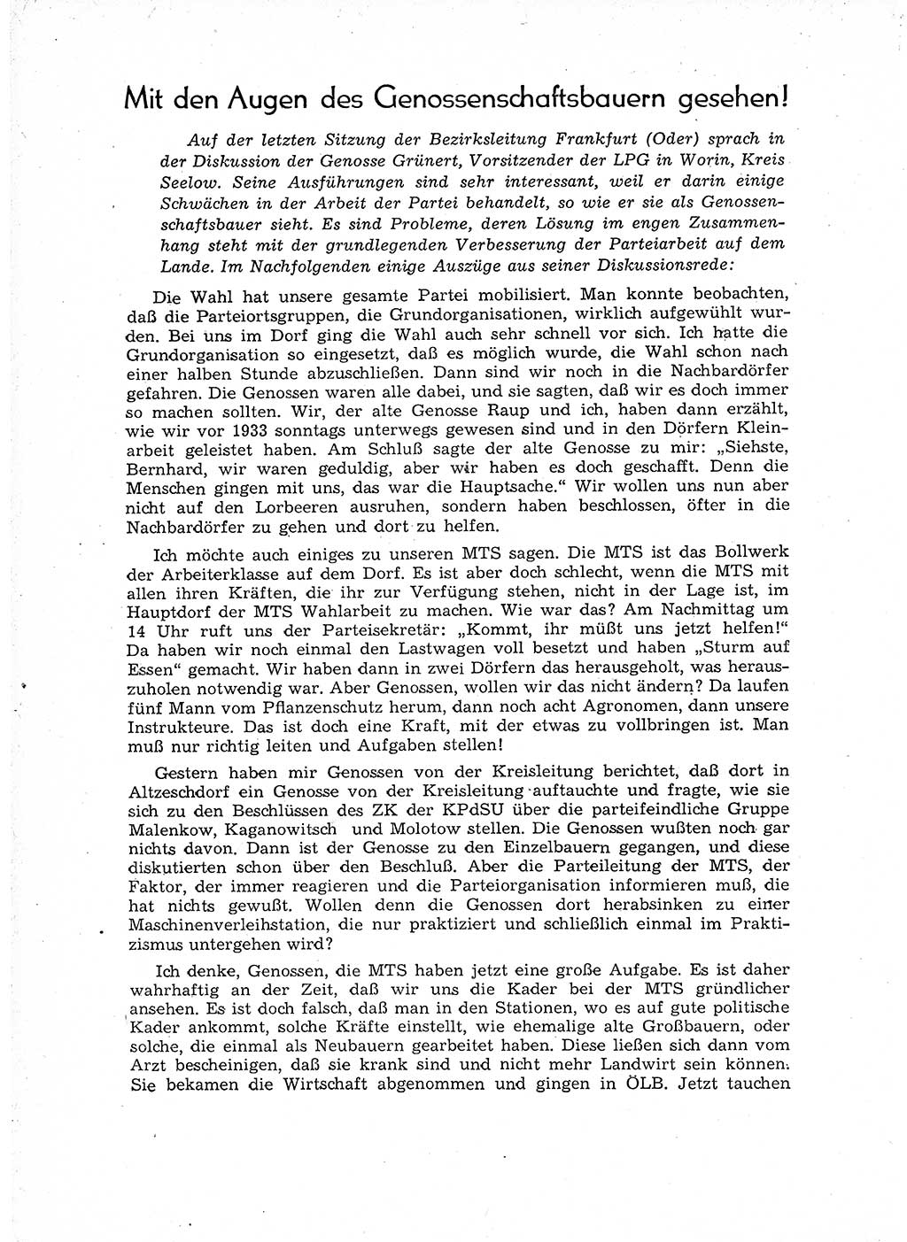 Neuer Weg (NW), Organ des Zentralkomitees (ZK) der SED (Sozialistische Einheitspartei Deutschlands) für Fragen des Parteiaufbaus und des Parteilebens, 12. Jahrgang [Deutsche Demokratische Republik (DDR)] 1957, Seite 954 (NW ZK SED DDR 1957, S. 954)