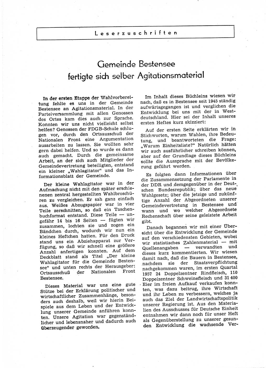 Neuer Weg (NW), Organ des Zentralkomitees (ZK) der SED (Sozialistische Einheitspartei Deutschlands) für Fragen des Parteiaufbaus und des Parteilebens, 12. Jahrgang [Deutsche Demokratische Republik (DDR)] 1957, Seite 1030 (NW ZK SED DDR 1957, S. 1030)