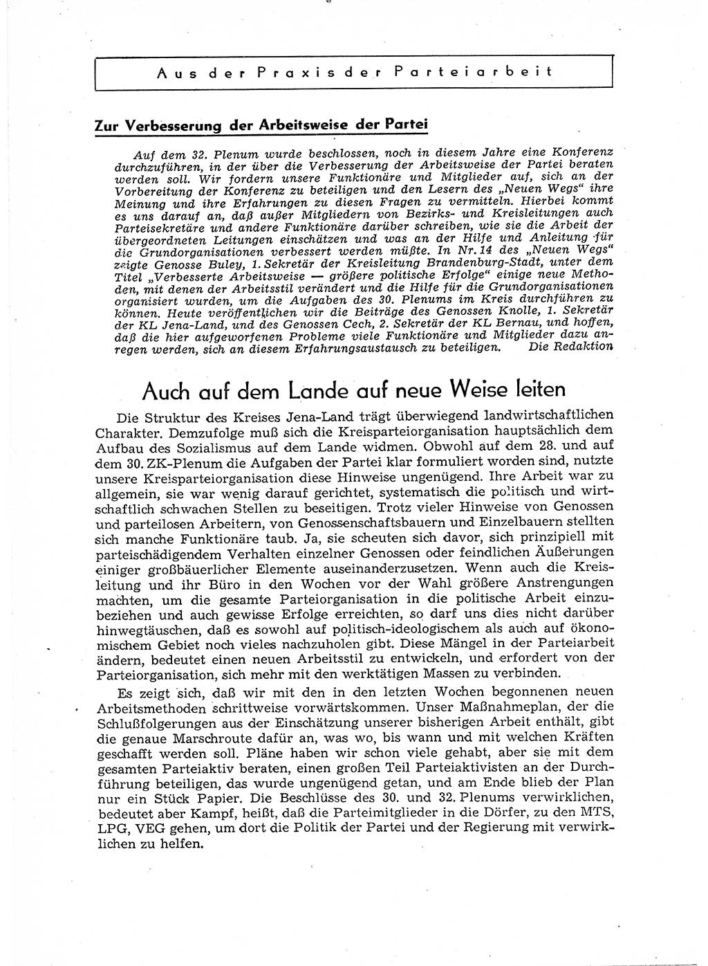 Neuer Weg (NW), Organ des Zentralkomitees (ZK) der SED (Sozialistische Einheitspartei Deutschlands) für Fragen des Parteiaufbaus und des Parteilebens, 12. Jahrgang [Deutsche Demokratische Republik (DDR)] 1957, Seite 1066 (NW ZK SED DDR 1957, S. 1066)