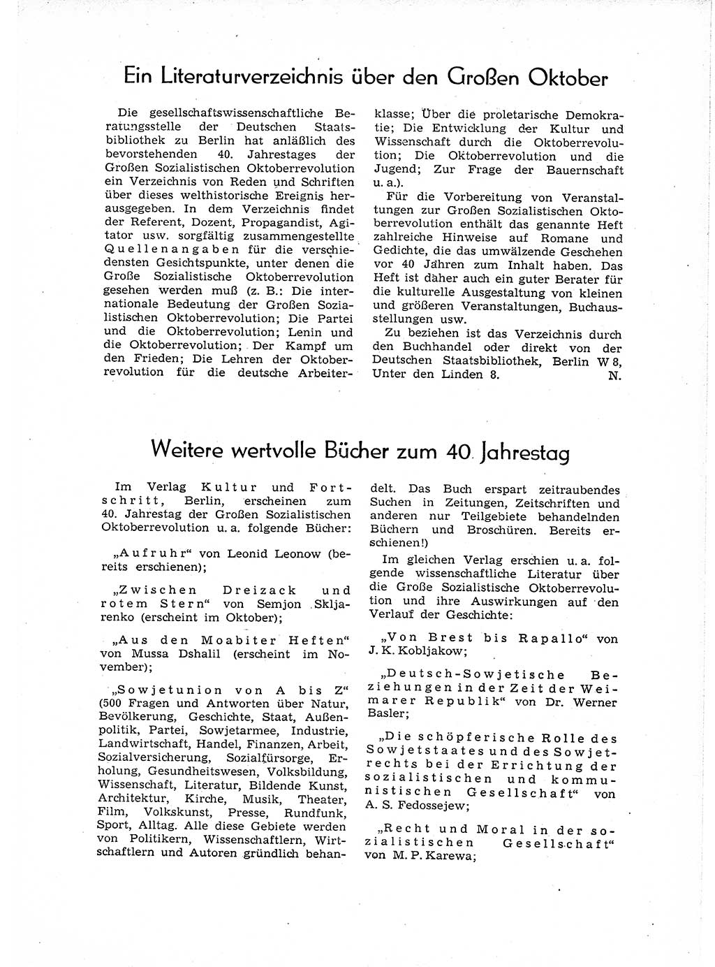 Neuer Weg (NW), Organ des Zentralkomitees (ZK) der SED (Sozialistische Einheitspartei Deutschlands) für Fragen des Parteiaufbaus und des Parteilebens, 12. Jahrgang [Deutsche Demokratische Republik (DDR)] 1957, Seite 1125 (NW ZK SED DDR 1957, S. 1125)