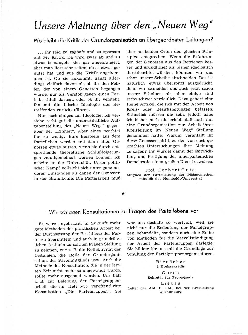 Neuer Weg (NW), Organ des Zentralkomitees (ZK) der SED (Sozialistische Einheitspartei Deutschlands) für Fragen des Parteiaufbaus und des Parteilebens, 12. Jahrgang [Deutsche Demokratische Republik (DDR)] 1957, Seite 1126 (NW ZK SED DDR 1957, S. 1126)