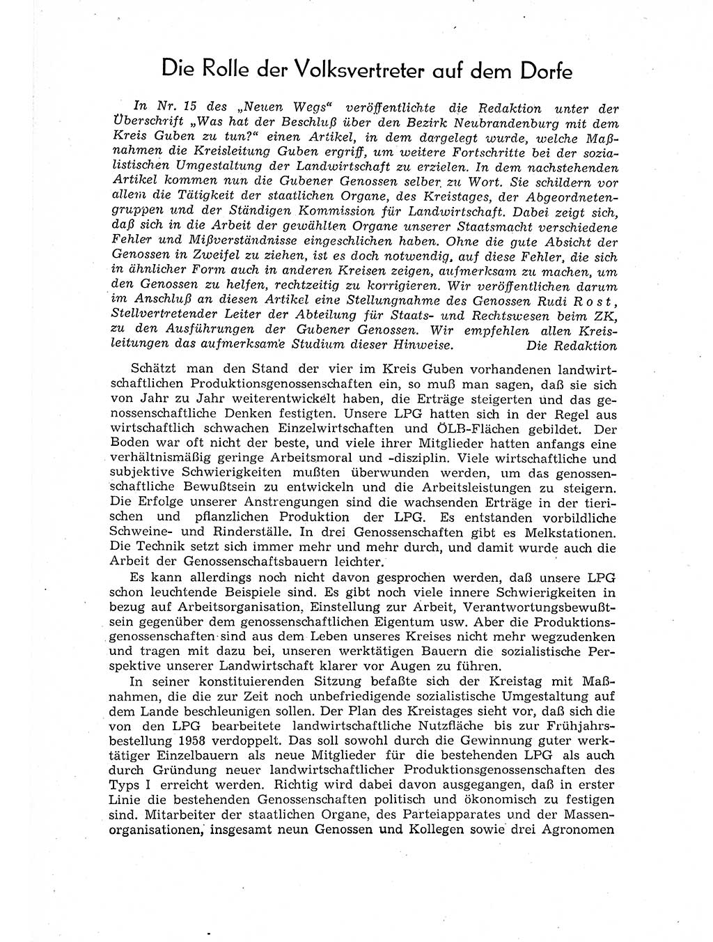 Neuer Weg (NW), Organ des Zentralkomitees (ZK) der SED (Sozialistische Einheitspartei Deutschlands) für Fragen des Parteiaufbaus und des Parteilebens, 12. Jahrgang [Deutsche Demokratische Republik (DDR)] 1957, Seite 1198 (NW ZK SED DDR 1957, S. 1198)